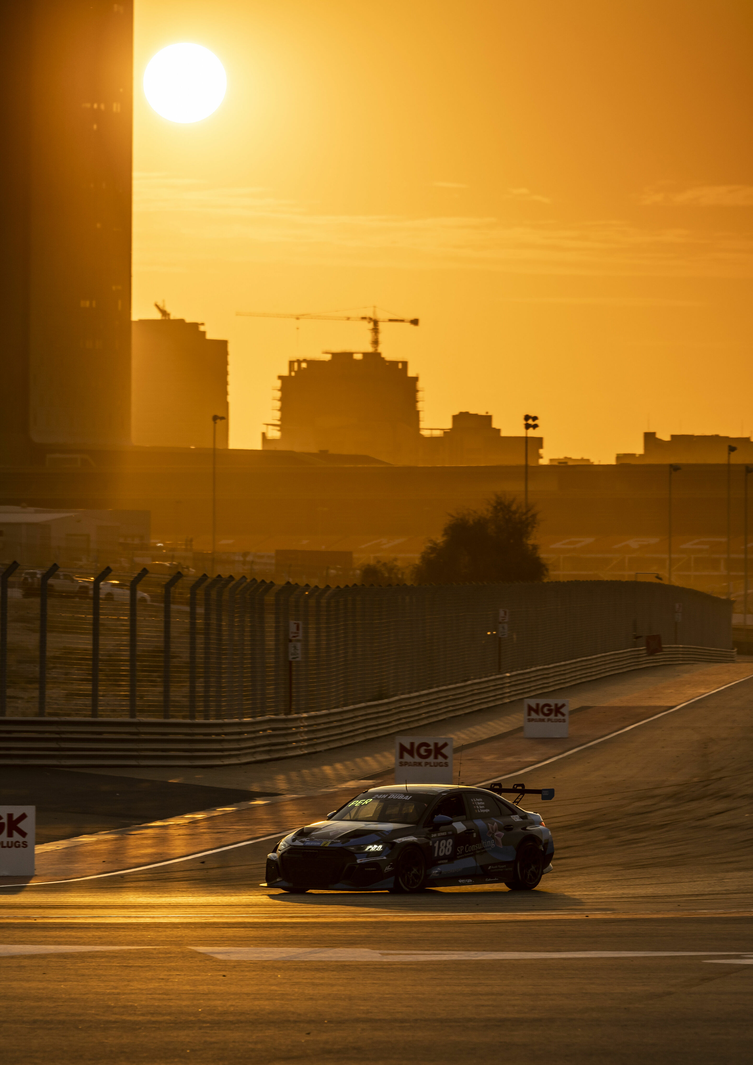 24h Dubai 2023 - Audi RS 3 LMS #188 (AC Motorsport), Miklas Born/Sam Dejonghe/Yannick Mettler/Stéphane Perrin