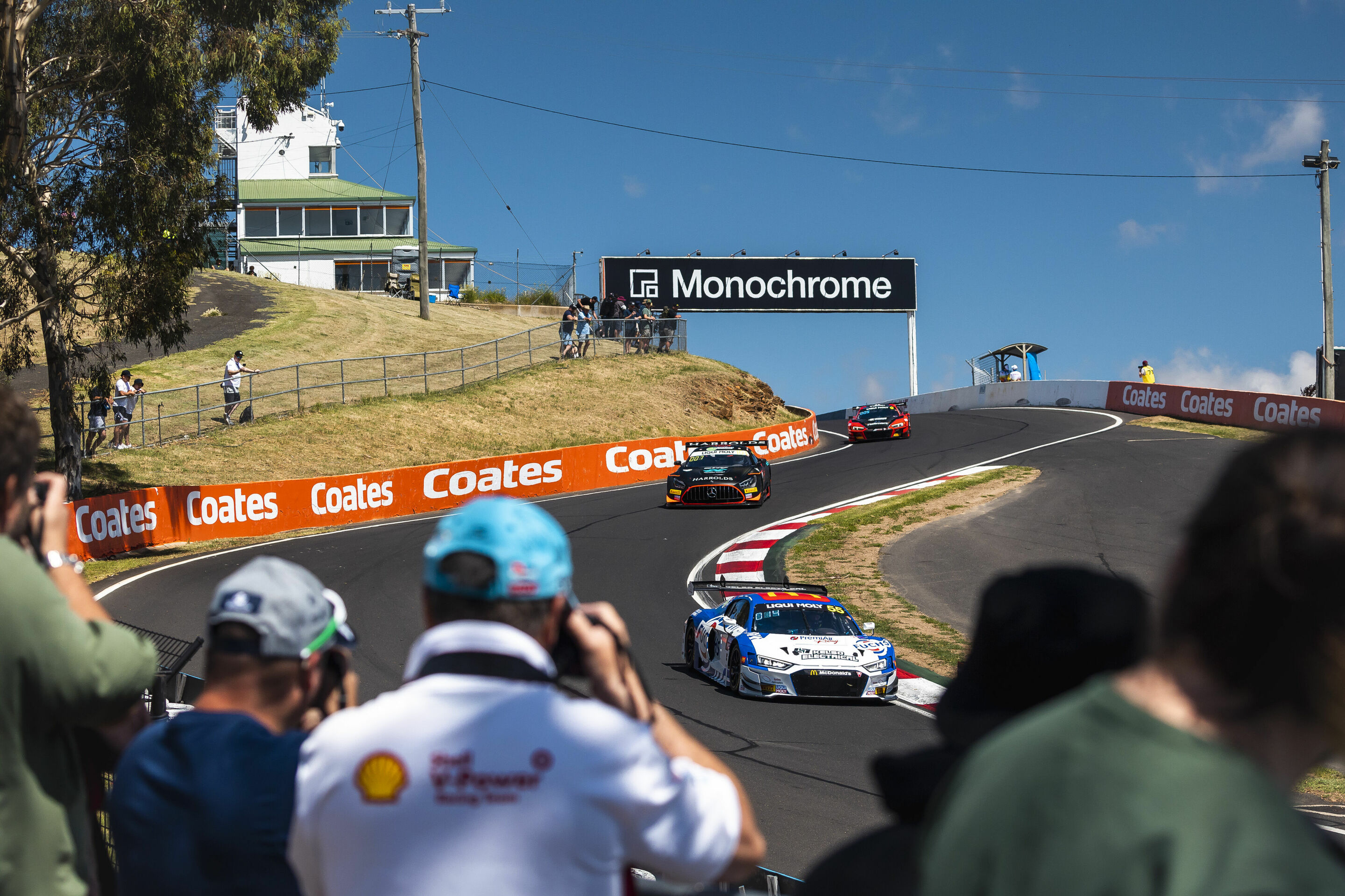 12h Bathurst 2023 - Audi R8 LMS #55 (Fuchs Lubricants Racing run by Schumacher Motorsport/Premier Racing), James Golding/Brad Schumacher/Frédéric Vervisch