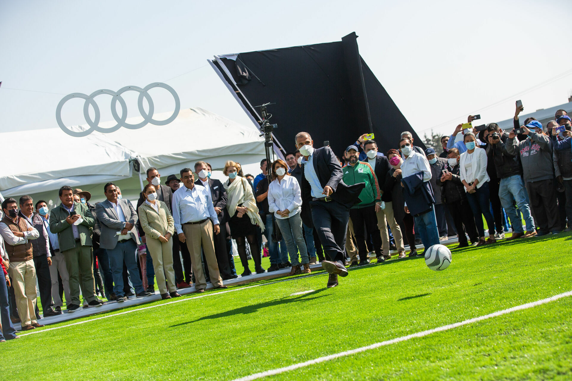Audi Mexico and San Jose Chiapa inaugurate Sports Park
