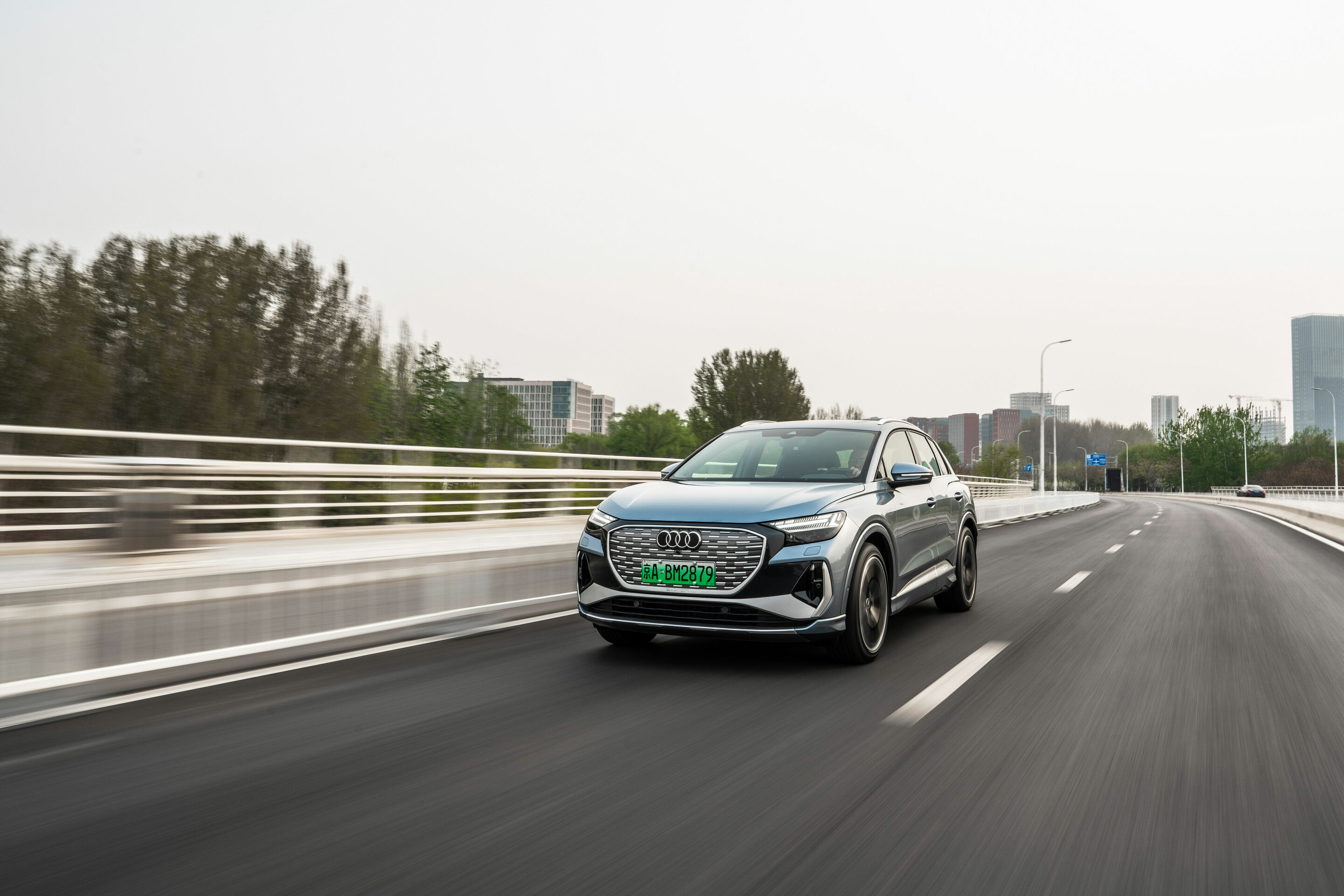 Audi Q4 e-tron - Audi Q4 e-tron on the Streets of Beijing