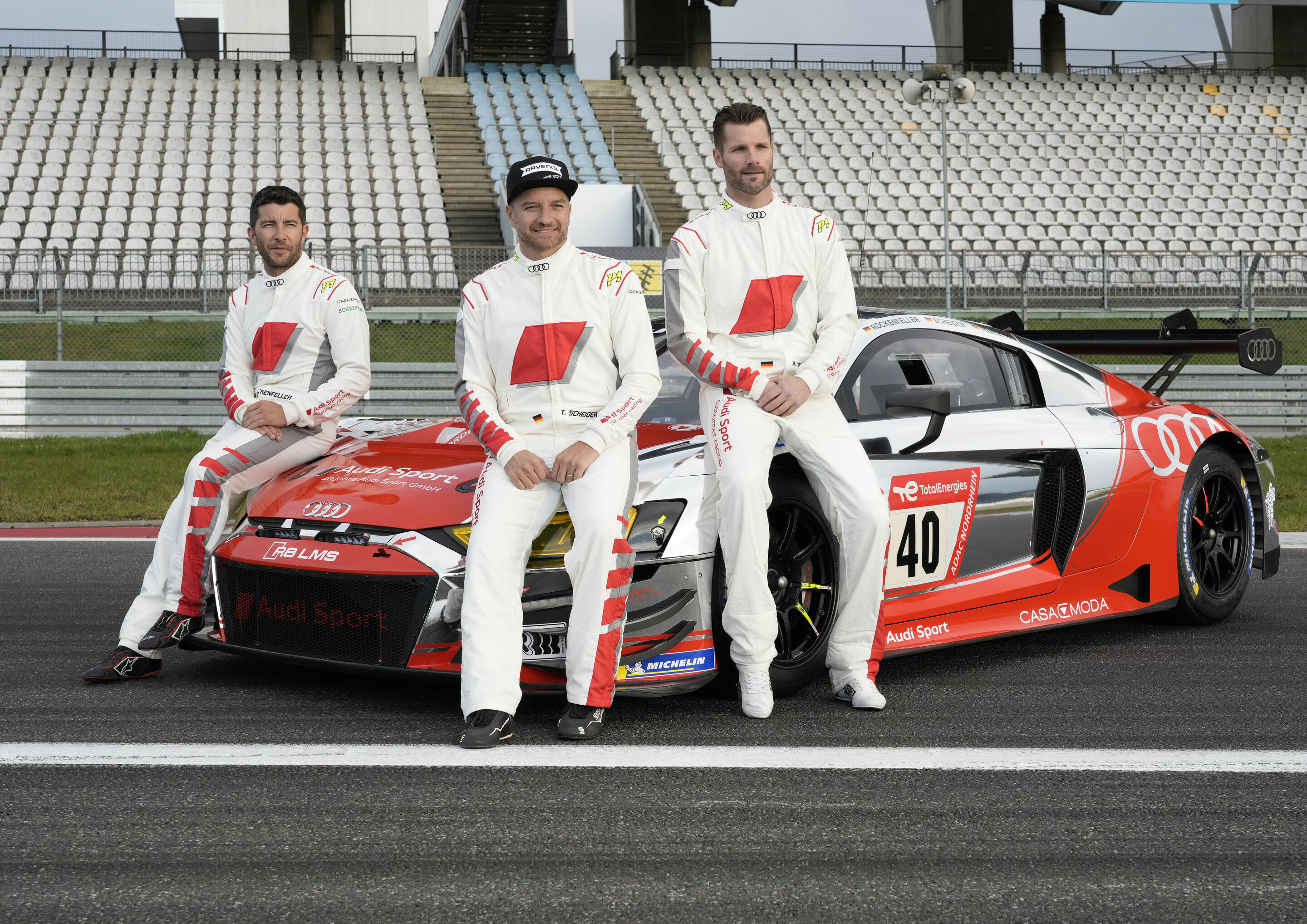 24h Nürburgring 2023 - Audi R8 LMS #40 (Audi Sport Team Scherer PHX), Mike Rockenfeller/Timo Scheider/Martin Tomczyk