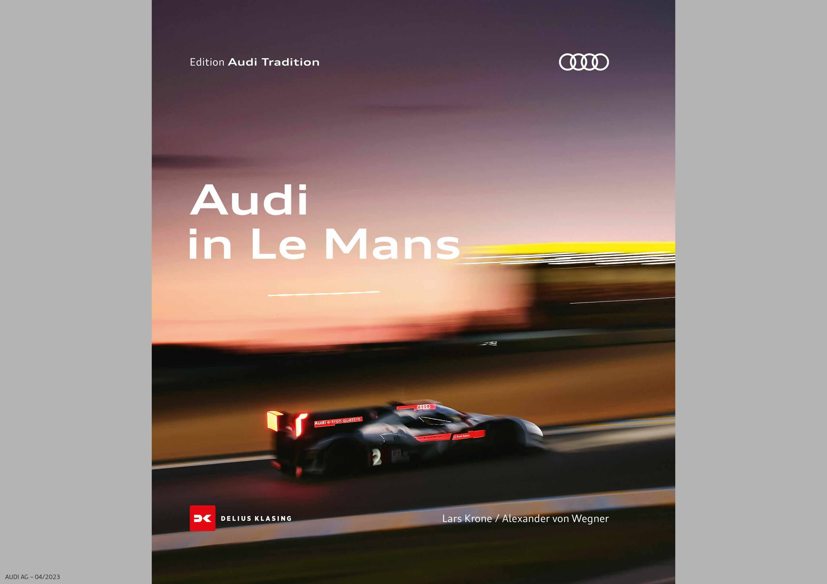 Neues Buch von Audi Tradition: „Audi in Le Mans“