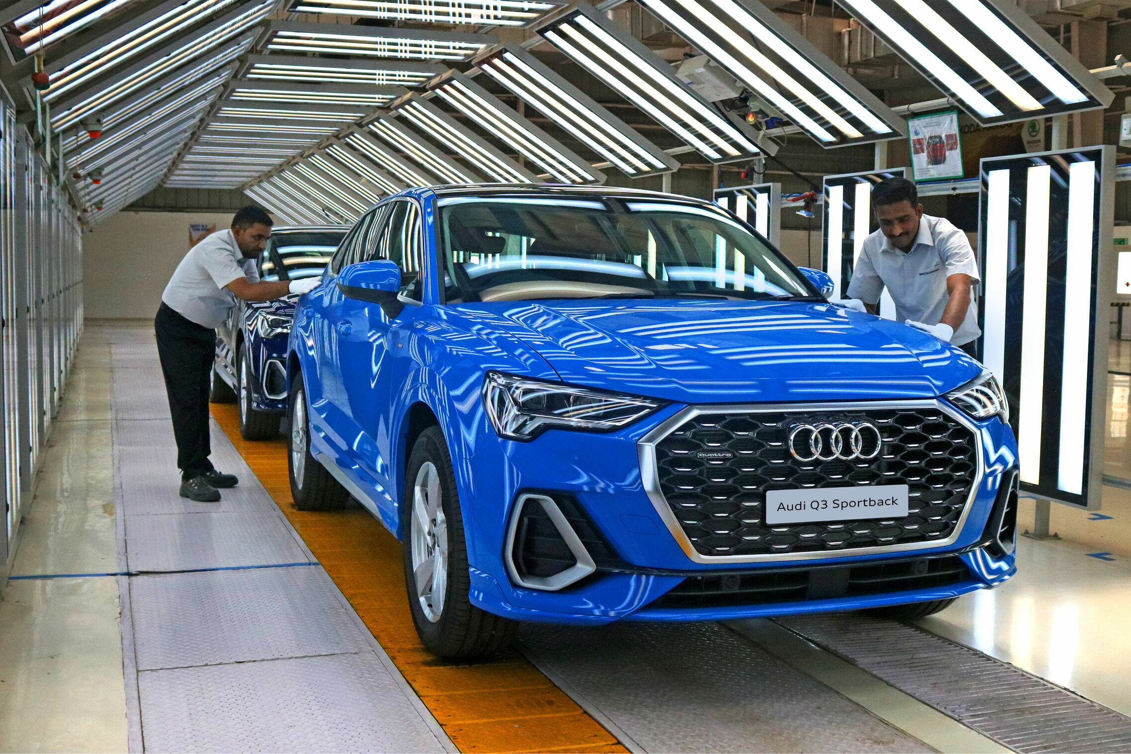 Der Audi Q3 Sportback wird seit Mai 2023 im indischen Aurangabad produziert.
