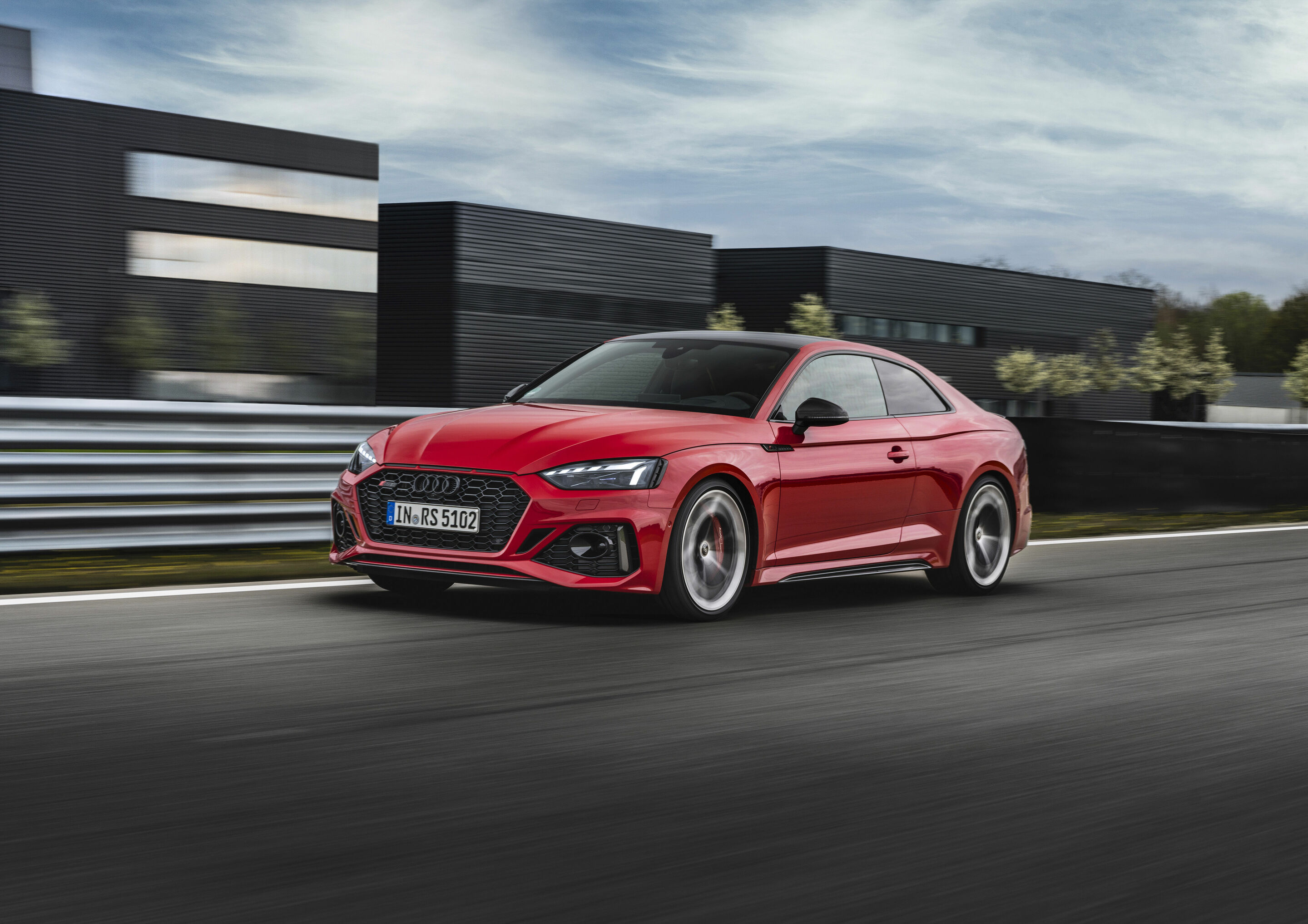 40 years Audi Sport GmbH - Audi RS 5 Coupé with competition plus package
Dynamic photo, colour: Tango Red