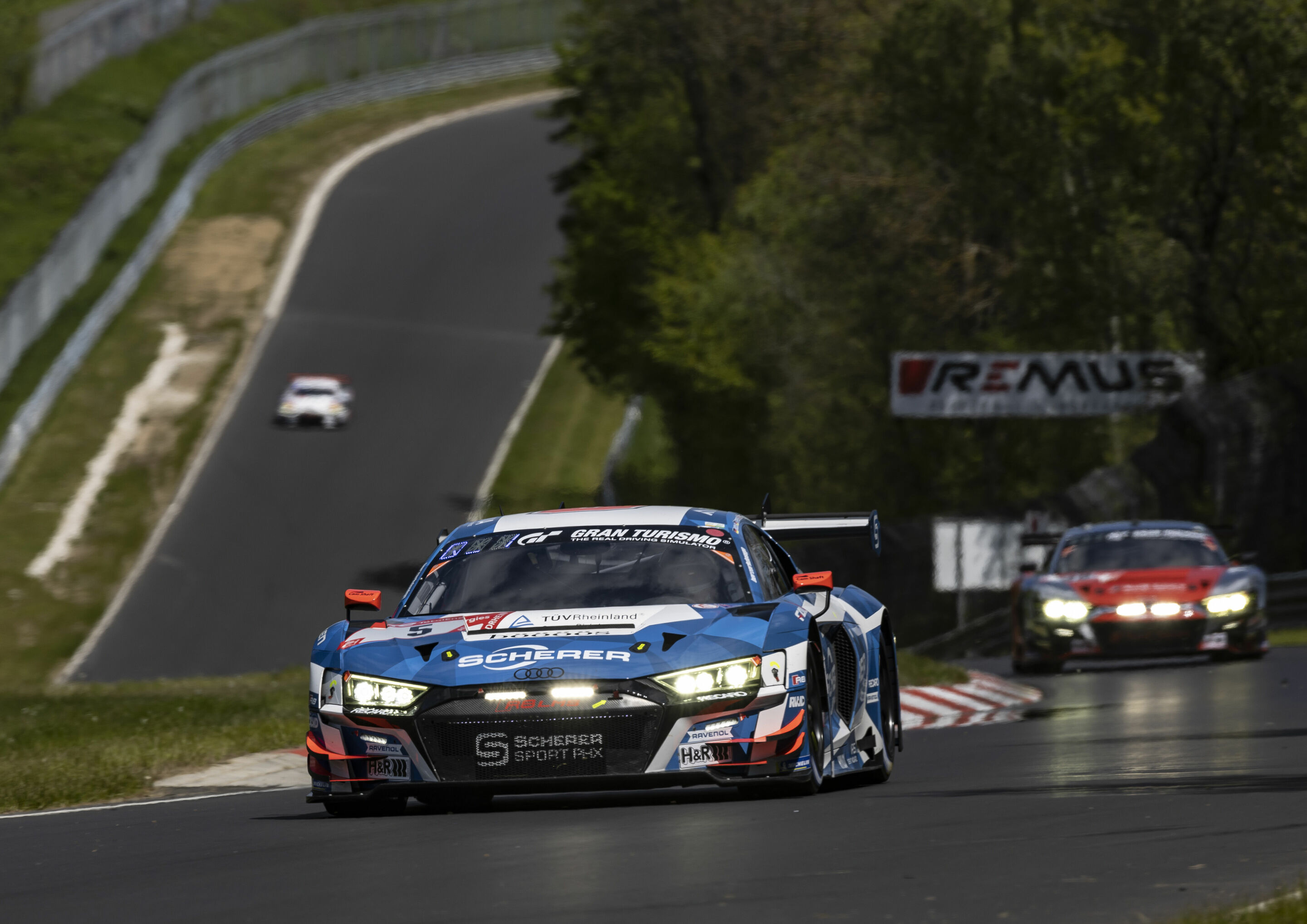 24h Nürburgring 2023 - Audi R8 LMS #5 (Scherer Sport PHX), Vincent Kolb/Alexander Sims/Frank Stippler/Renger van der Zande
