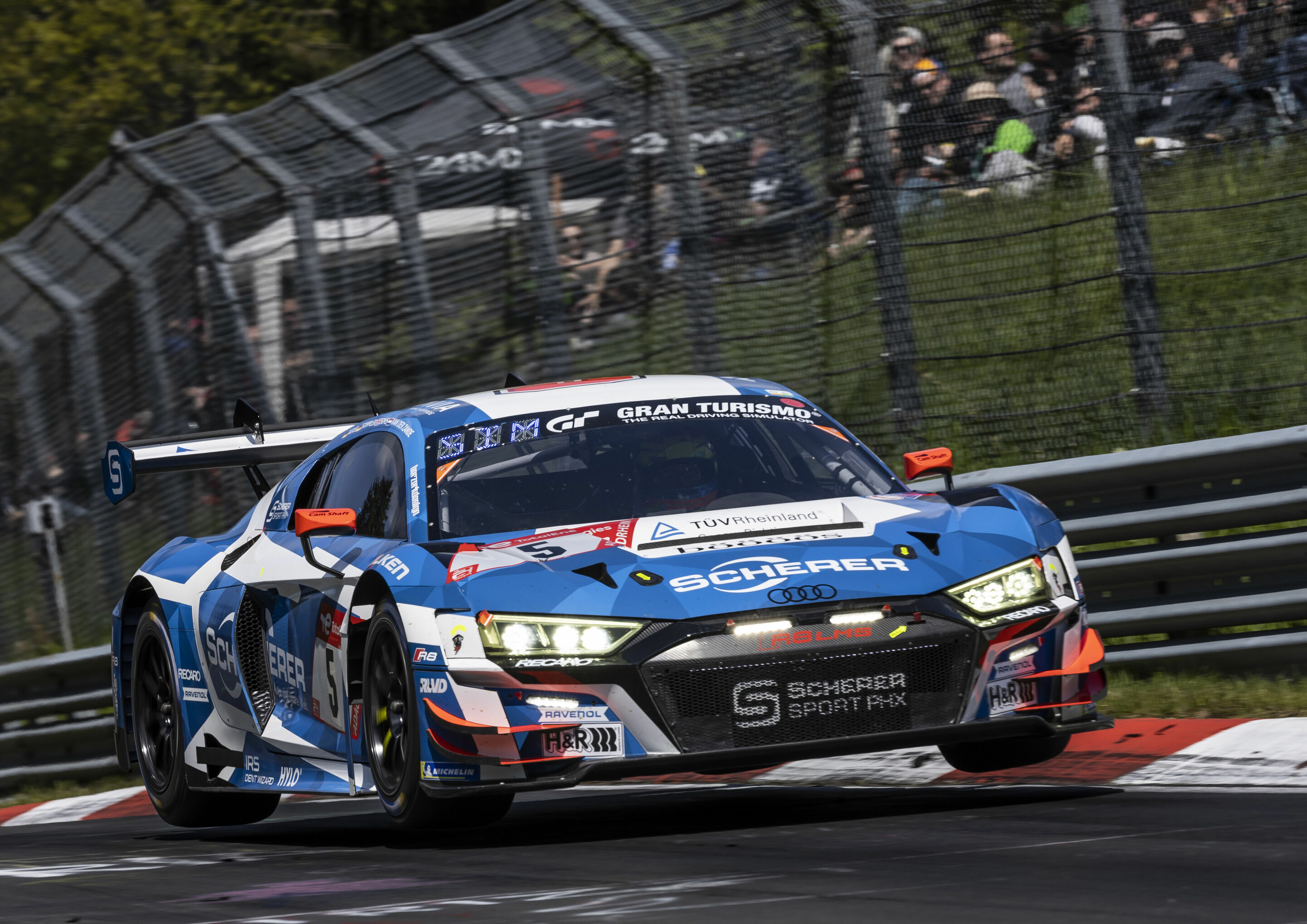 24h Nürburgring 2023 - Audi R8 LMS #5 (Scherer Sport PHX), Vincent Kolb/Alexander Sims/Frank Stippler/Renger van der Zande
