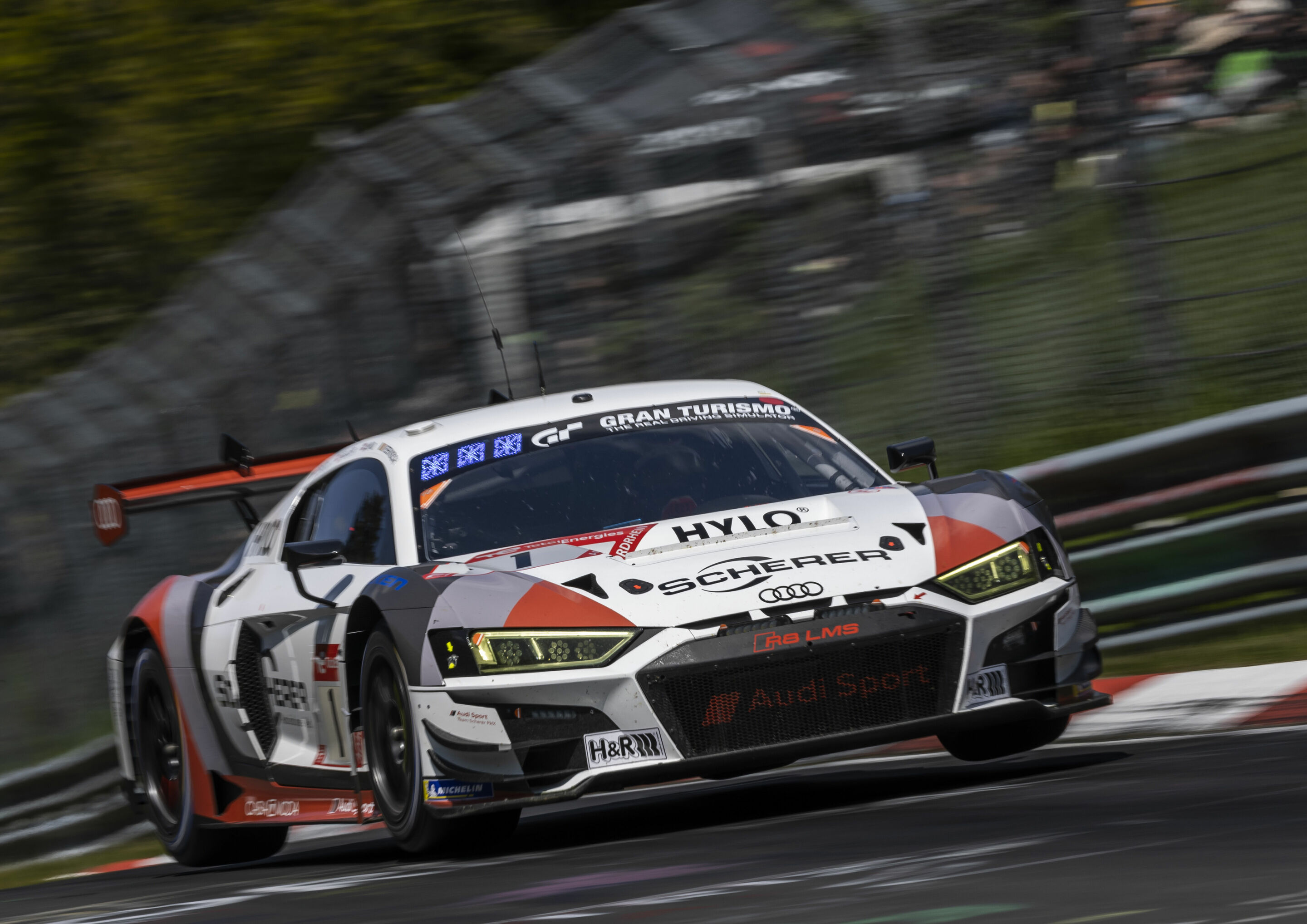 24h Nürburgring 2023 - Audi R8 LMS #1 (Audi Sport Team Scherer PHX), Mattia Drudi/Ricardo Feller/Dennis Lind/Frédéric Vervisch