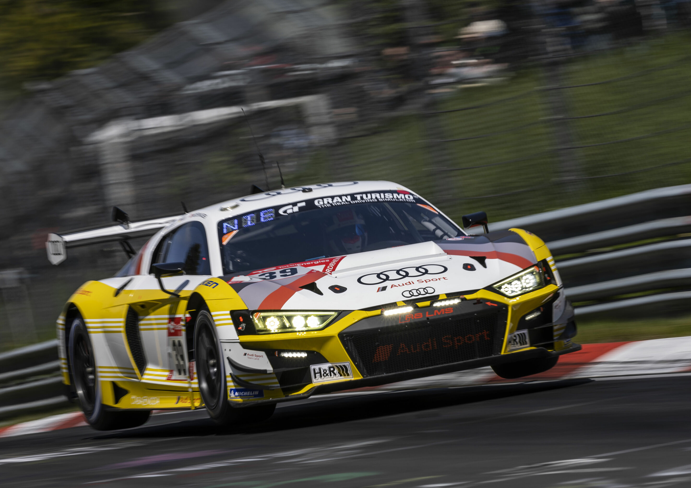 24h Nürburgring 2023 - Audi R8 LMS #39 (Audi Sport Team Land), Christopher Haase/Christopher Mies/Patric Niederhauser
