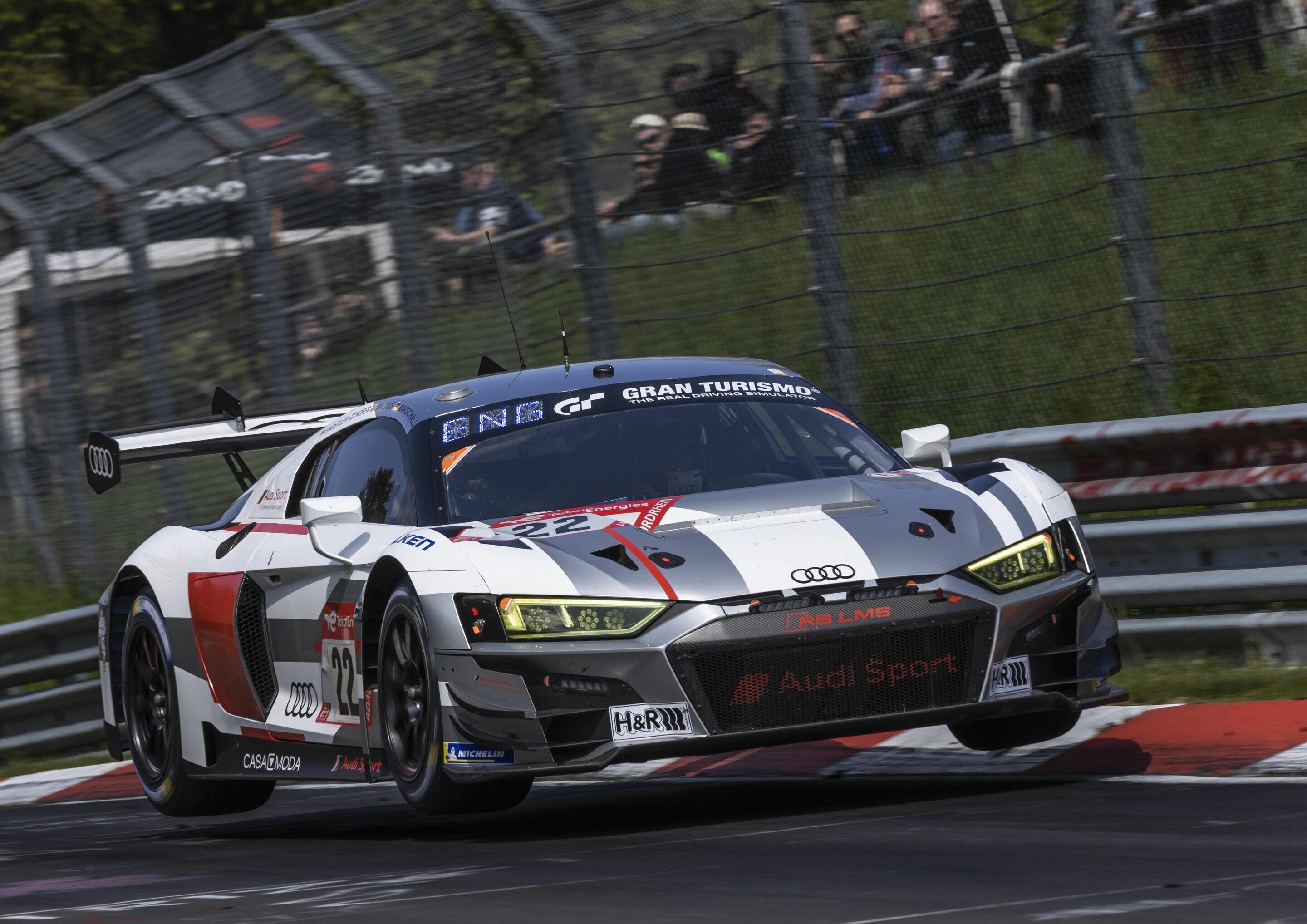 24h Nürburgring 2023 - Audi R8 LMS #22 (Audi Sport Team Car Collection), Luca Engstler/Max Hofer/Gilles Magnus/Dennis Marschall