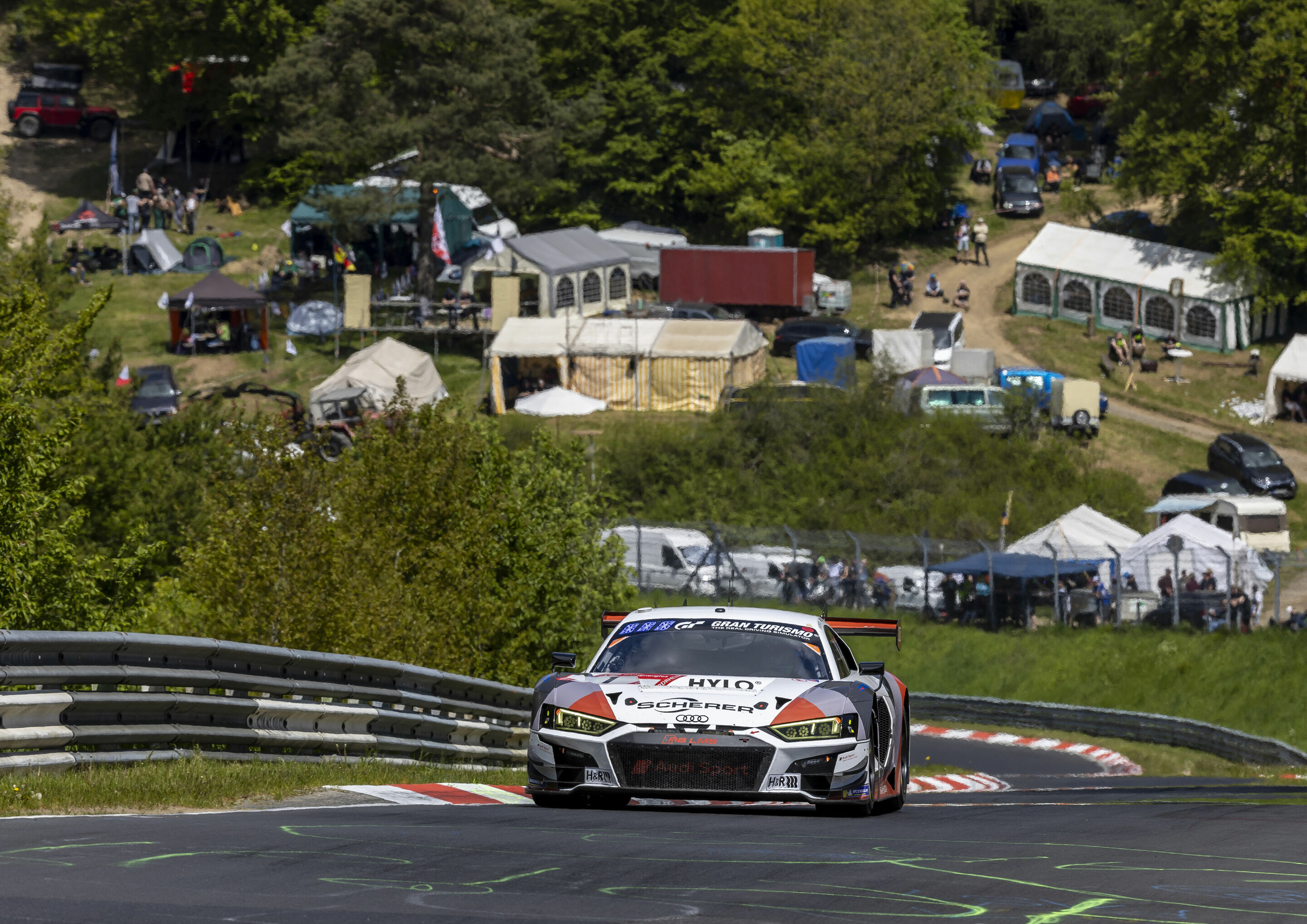 24h Nürburgring 2023 - Audi R8 LMS #1 (Audi Sport Team Scherer PHX), Mattia Drudi/Ricardo Feller/Dennis Lind/Frédéric Vervisch