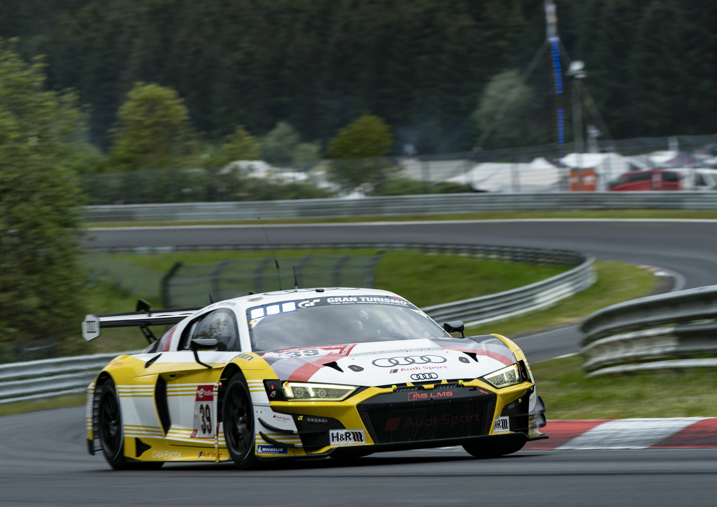 24h Nürburgring 2023 - Audi R8 LMS #39 (Audi Sport Team Land), Christopher Haase/Christopher Mies/Patric Niederhauser