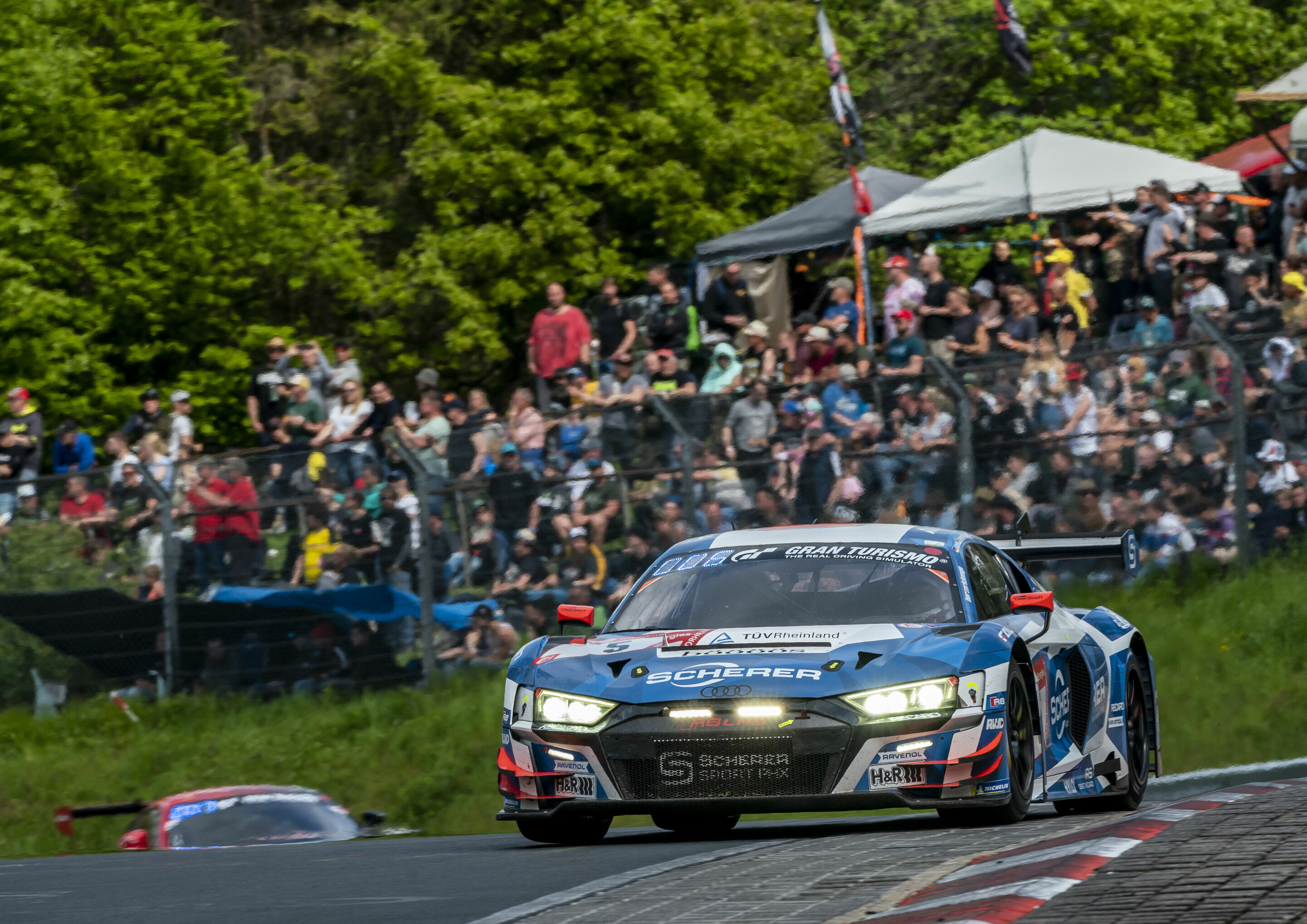 24h Nürburgring 2023 - Audi R8 LMS #5 (Scherer Sport PHX), Vincent Kolb/Alexander Sims/Frank Stippler/Renger van der Zande
