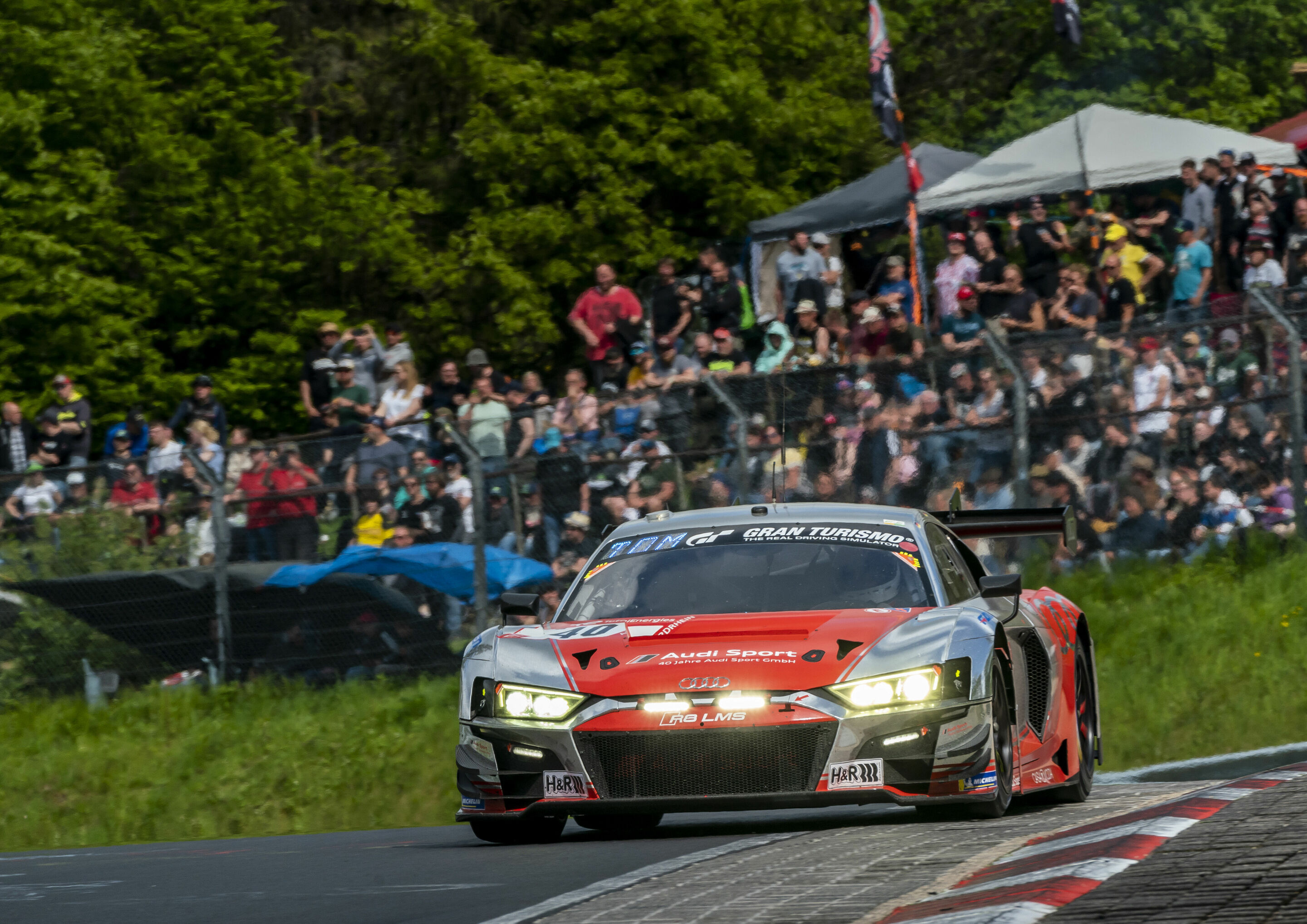 24h Nürburgring 2023 - Audi R8 LMS #40 (Audi Sport Team Scherer PHX), Mike Rockenfeller/Timo Scheider/Martin Tomczyk