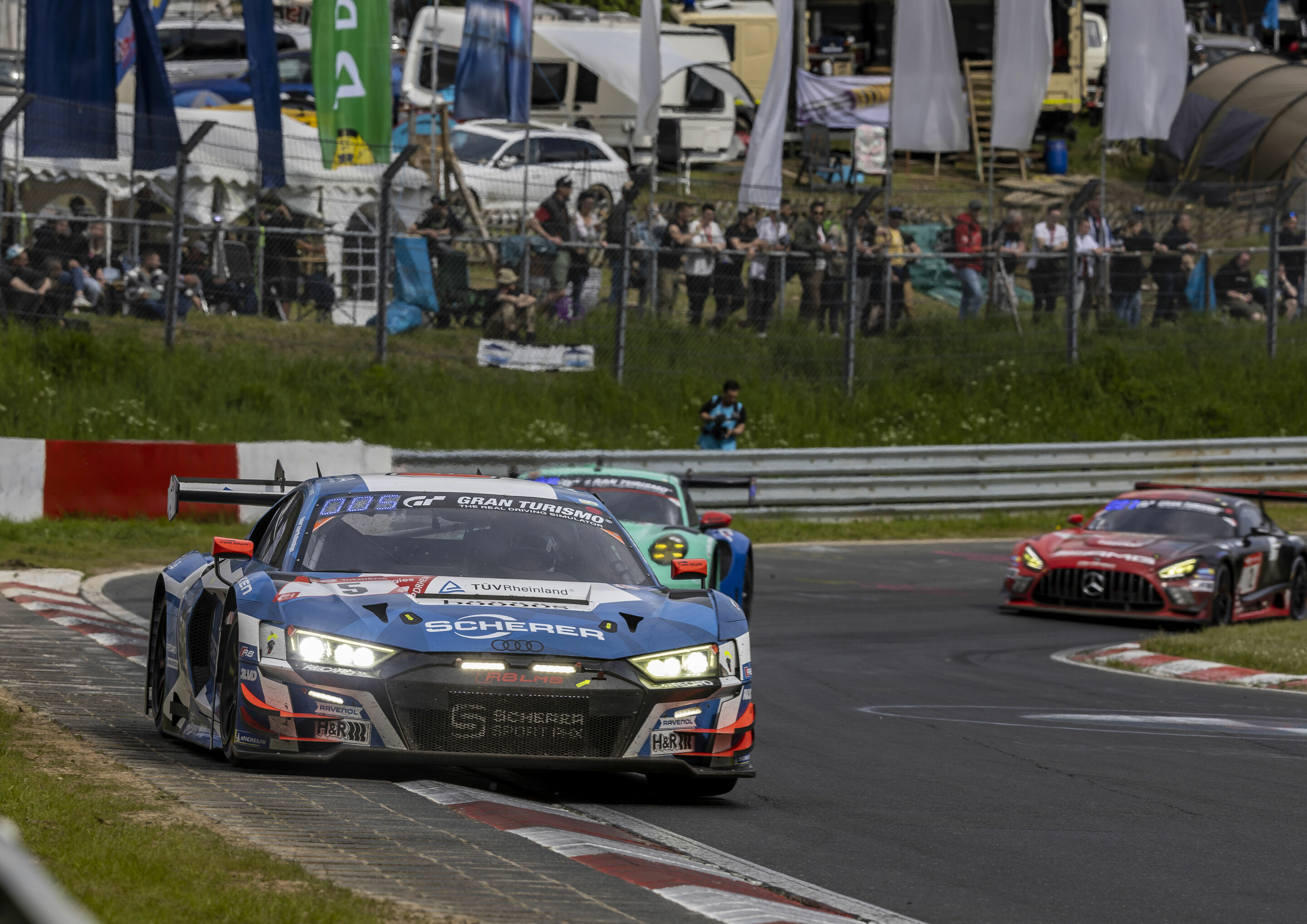 24h Nürburgring 2023 - Audi R8 LMS #5 (Scherer Sport PHX), Vincent Kolb/Alexander Sims/Frank Stippler/Renger van der Zande