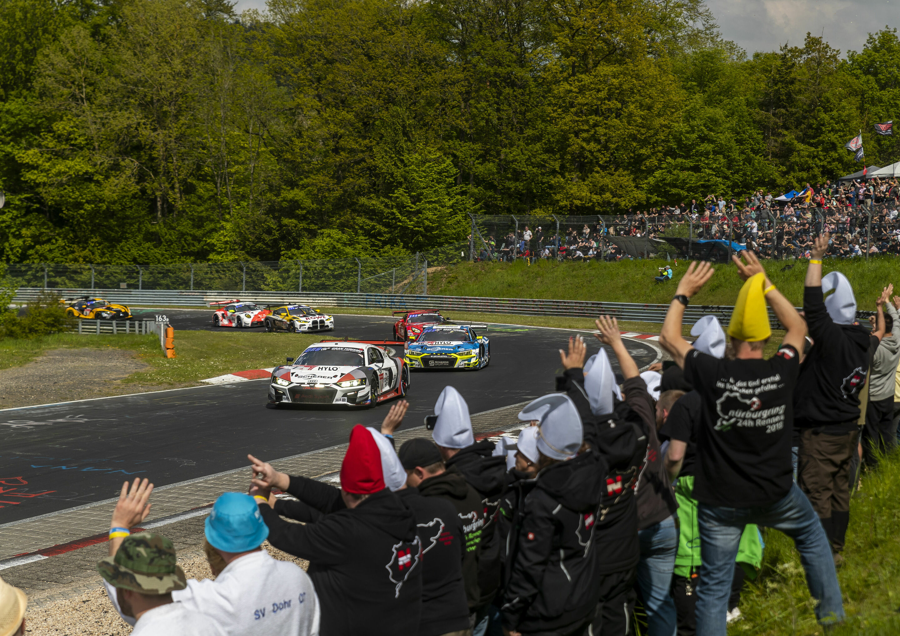 24h Nürburgring 2023 - Audi R8 LMS #1 (Audi Sport Team Scherer PHX), Mattia Drudi/Ricardo Feller/Dennis Lind/Frédéric Vervisch