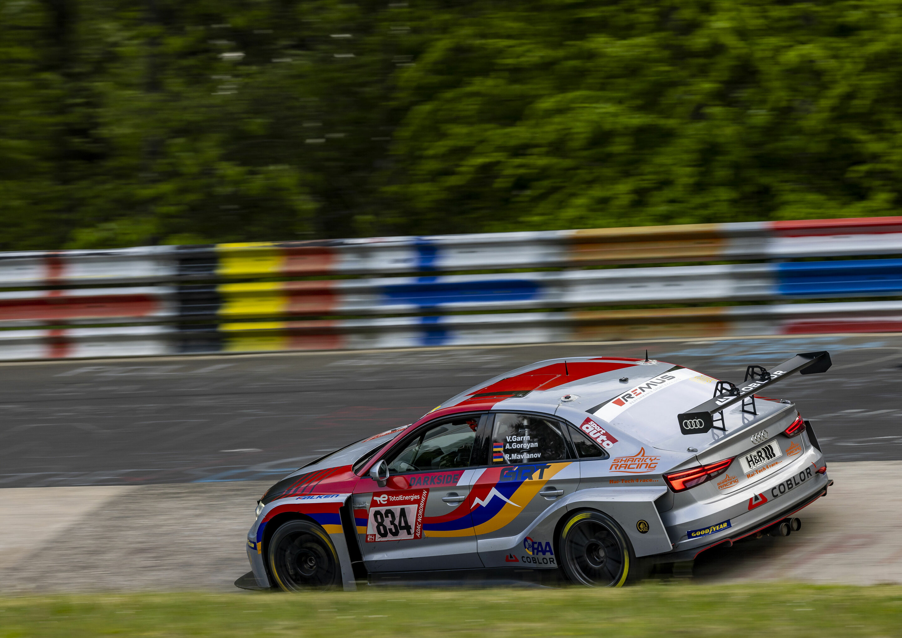 24h Nürburgring 2023 - Audi RS 3 LMS  (sharky-racing by MSC Sinzig e.V. im ADAC), Volker Garrn/Artur Goroyan/Roman Mavlanov