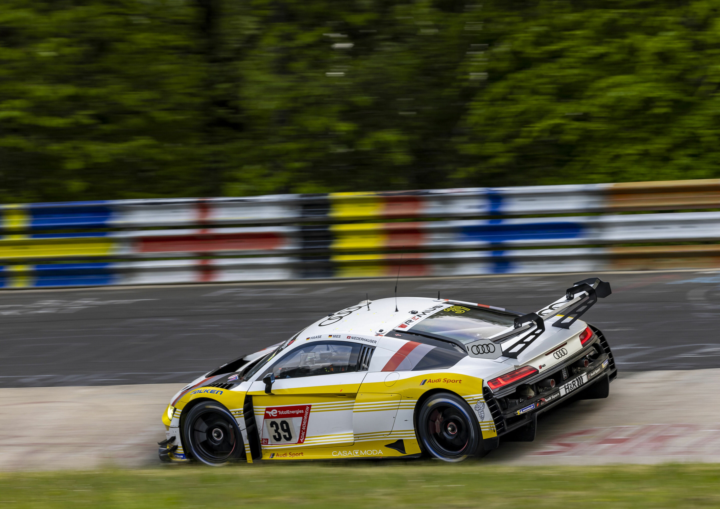24h Nürburgring 2023 - Audi R8 LMS #39 (Audi Sport Team Land), Christopher Haase/Christopher Mies/Patric Niederhauser