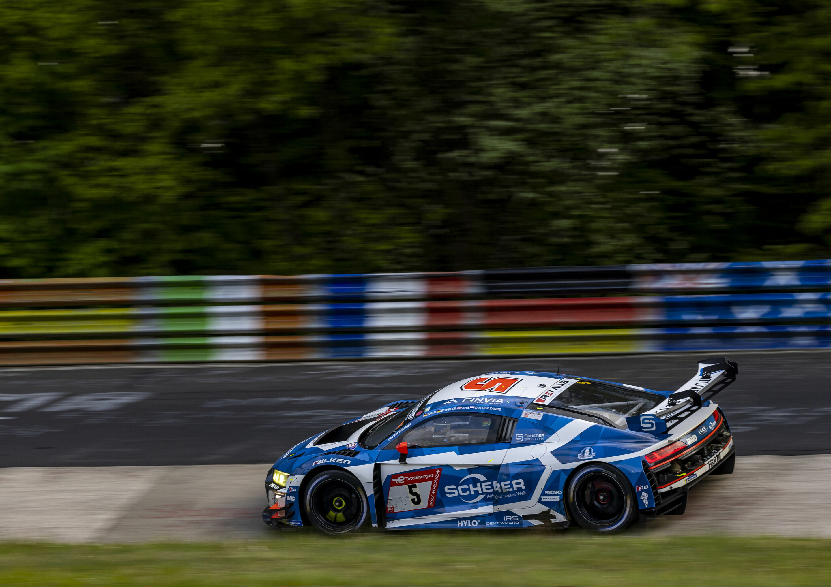 24h Nürburgring 2023 - Audi R8 LMS #5 (Scherer Sport PHX), Vincent Kolb/Alexander Sims/Frank Stippler/Renger van der Zande