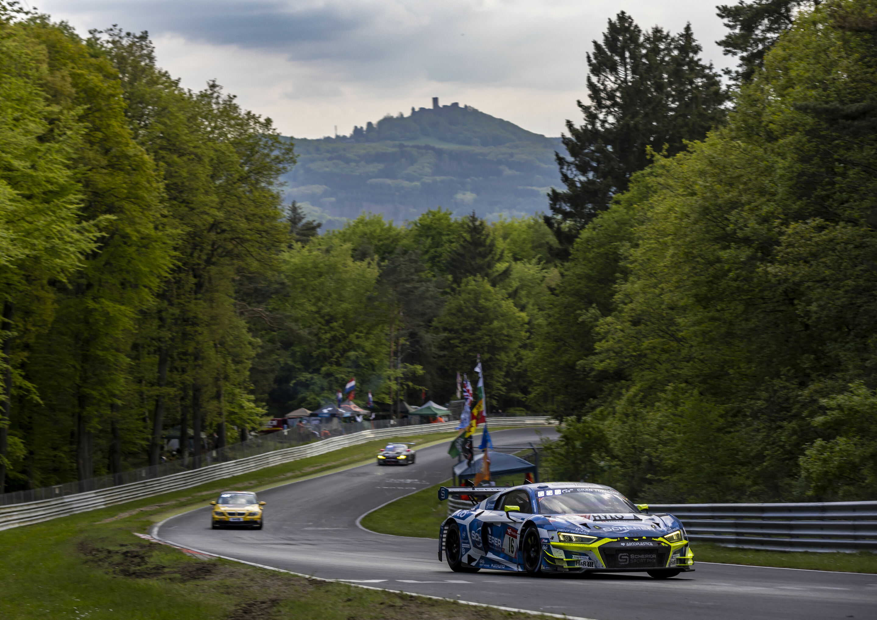 24h Nürburgring 2023 - Audi R8 LMS #16 (Scherer Sport PHX), Michele Beretta/Ricardo Feller/Kim-Luis Schramm/Markus Winkelhock