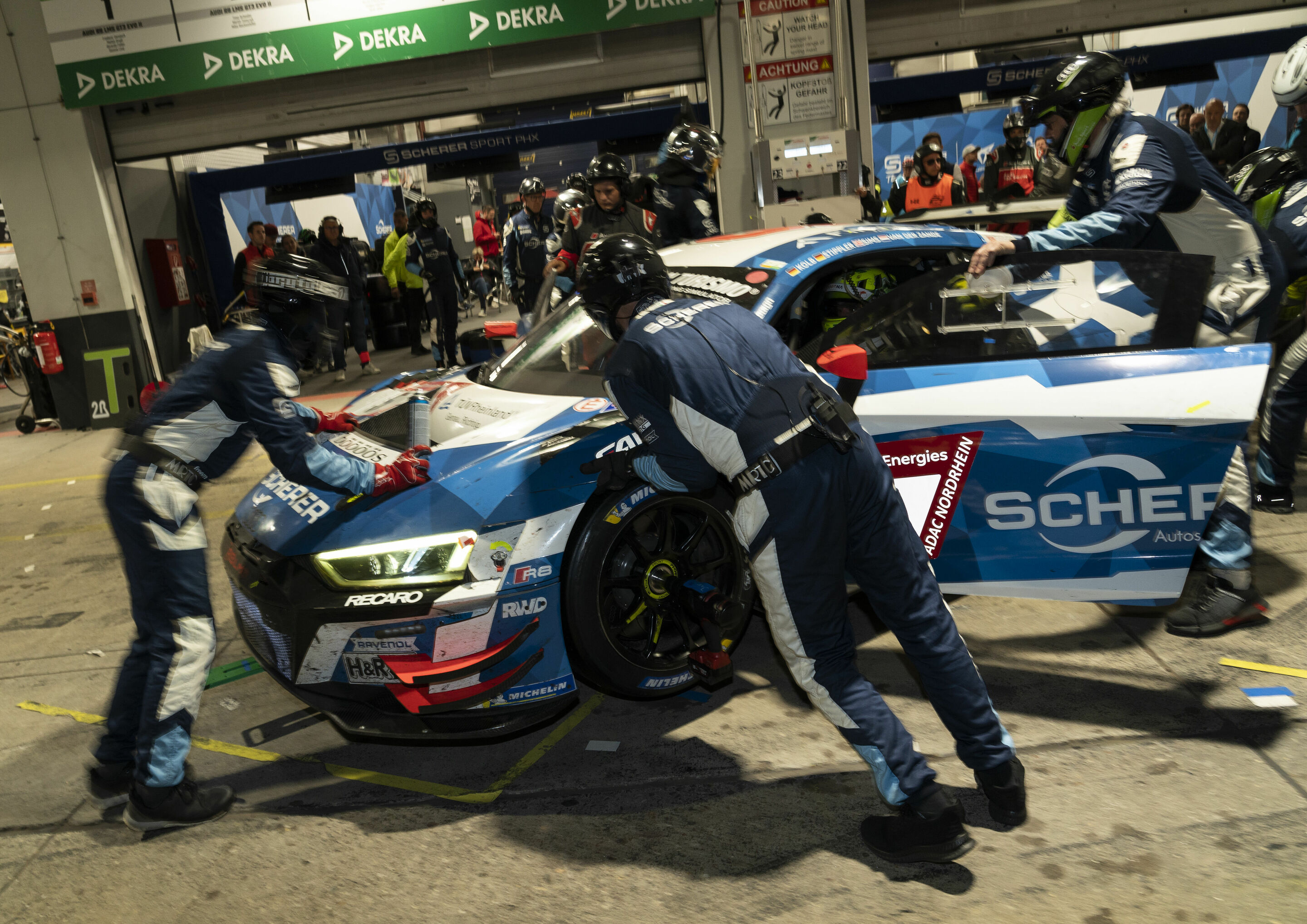 24h Nürburgring 2023 - Audi R8 LMS #5 (Scherer Sport PHX), Vincent Kolb/Alexander Sims/Frank Stippler/Renger van der Zande