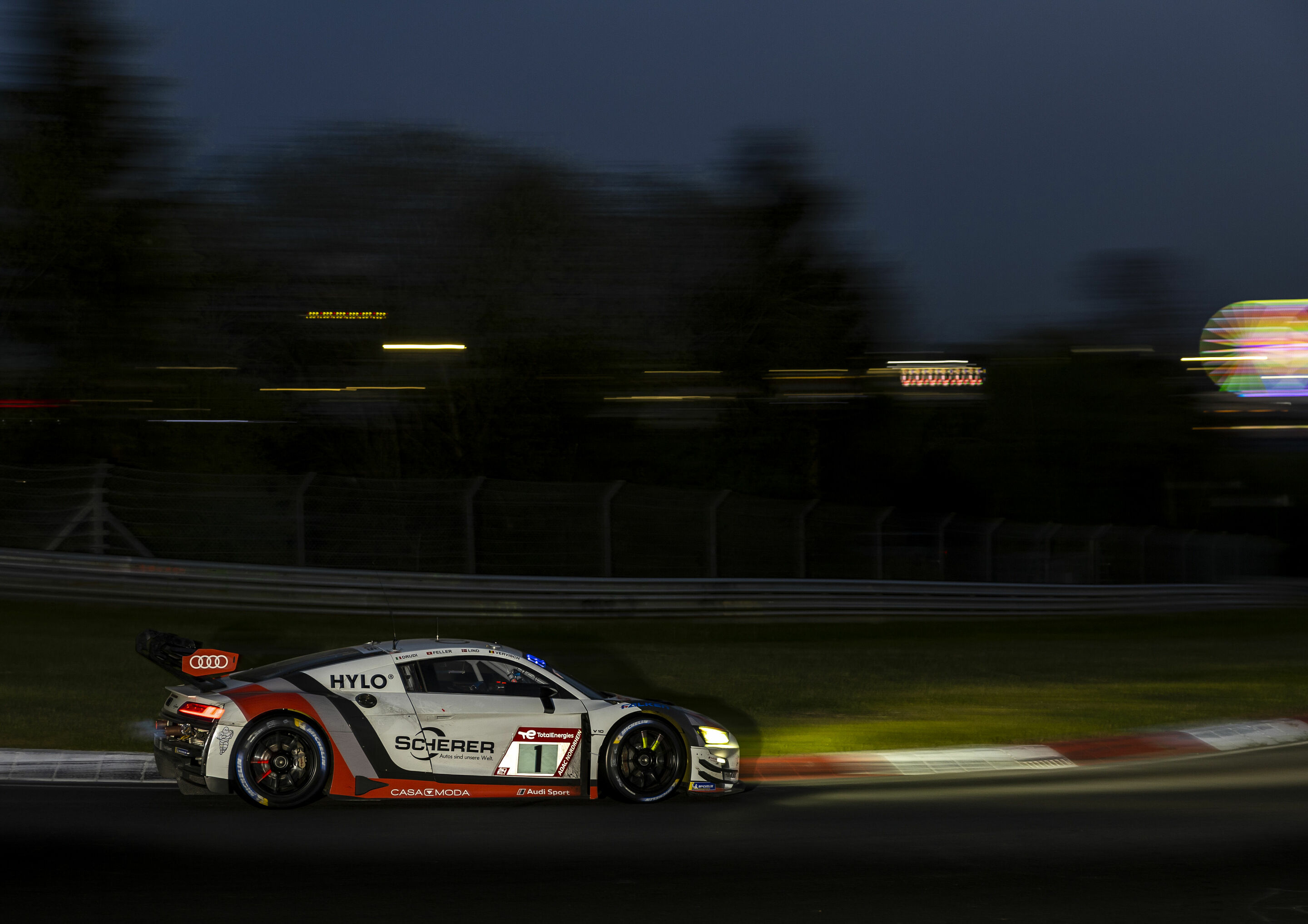 24h Nürburgring 2023 - Audi R8 LMS #1 (Audi Sport Team Scherer PHX), Mattia Drudi/Ricardo Feller/Dennis Lind/Frédéric Vervisch