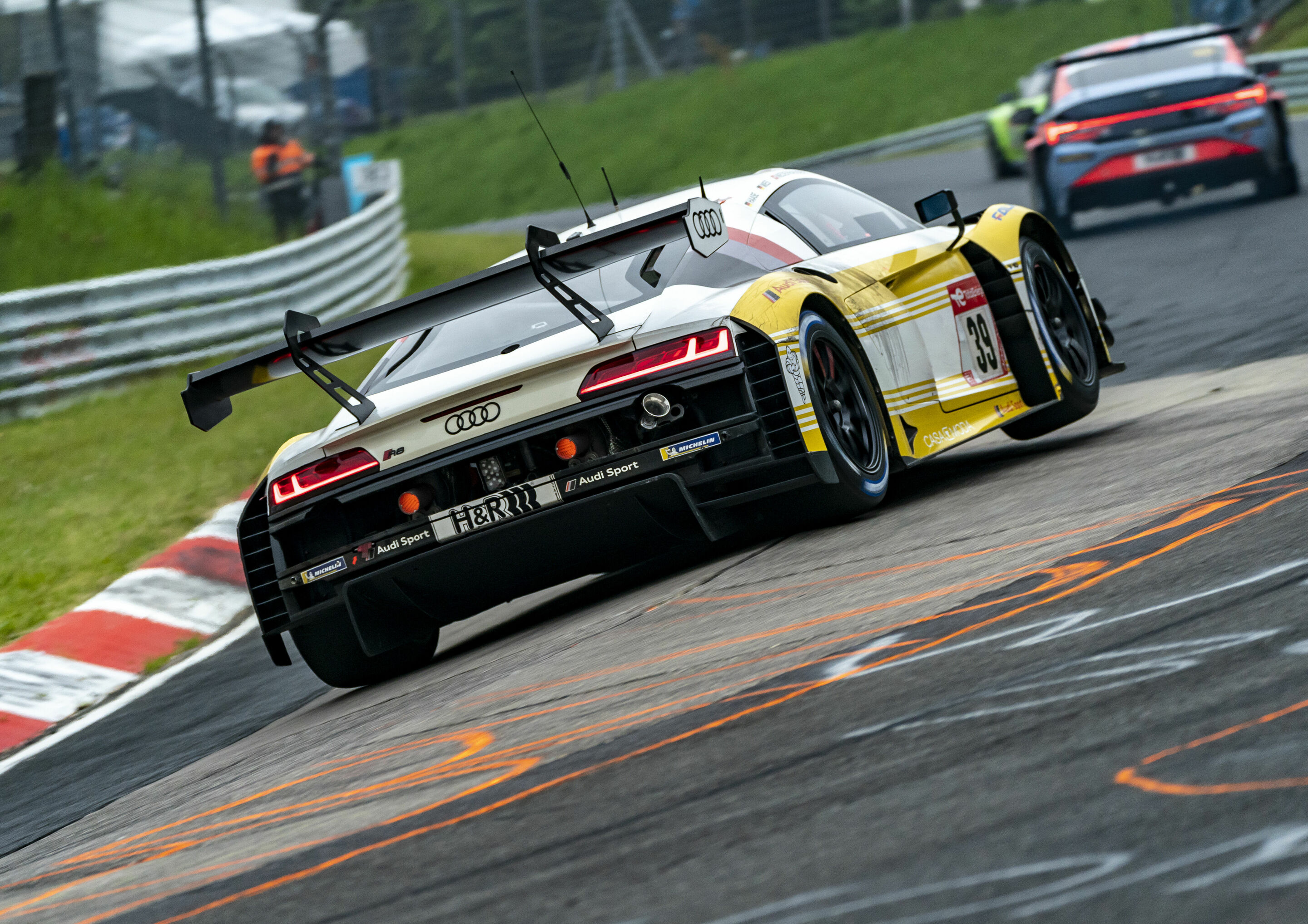 24h Nürburgring 2023 - Audi R8 LMS #39 (Audi Sport Team Land), Christopher Haase/Christopher Mies/Patric Niederhauser