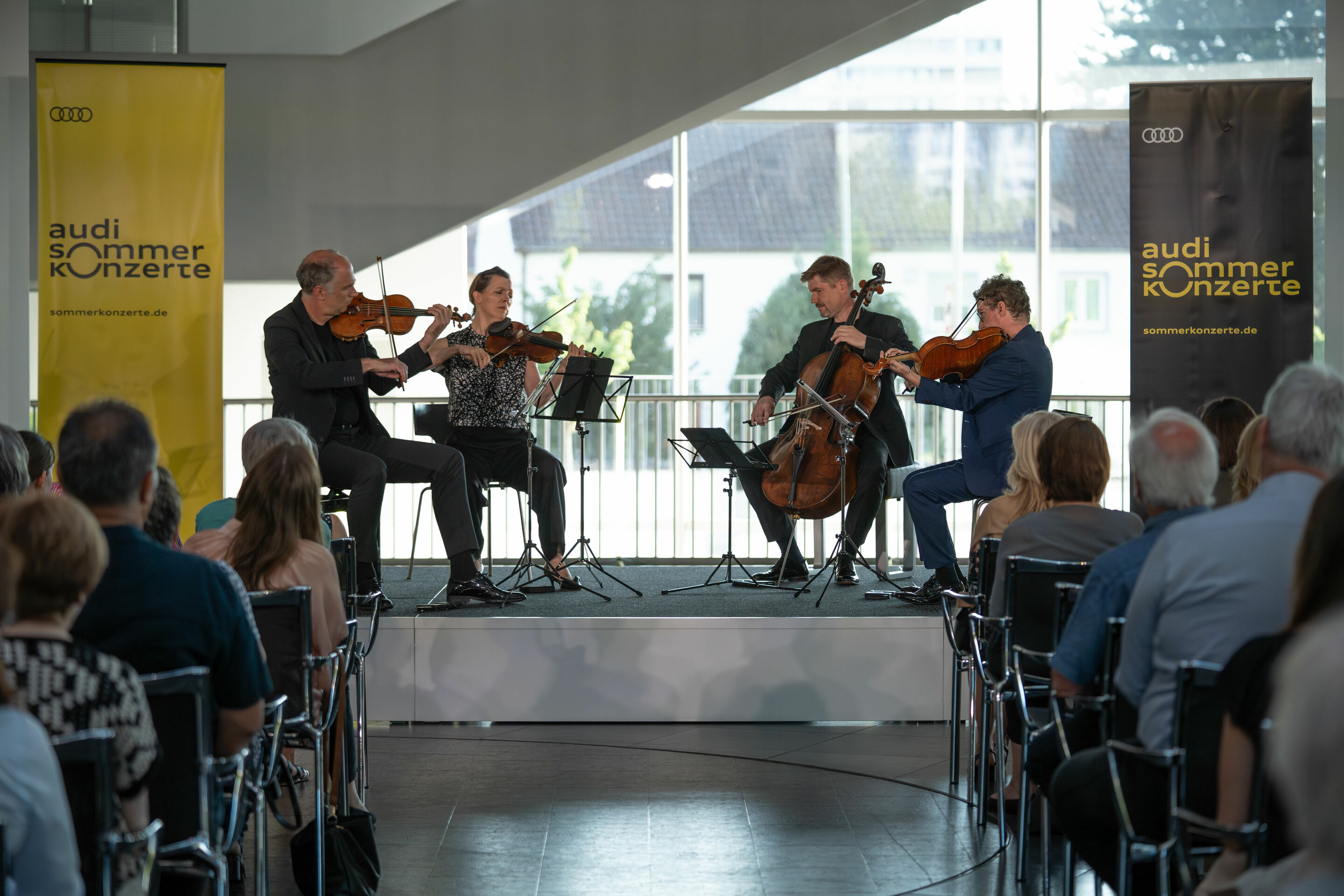 Audi Sommerkonzerte 2023 - Signum Quartett im museum mobile