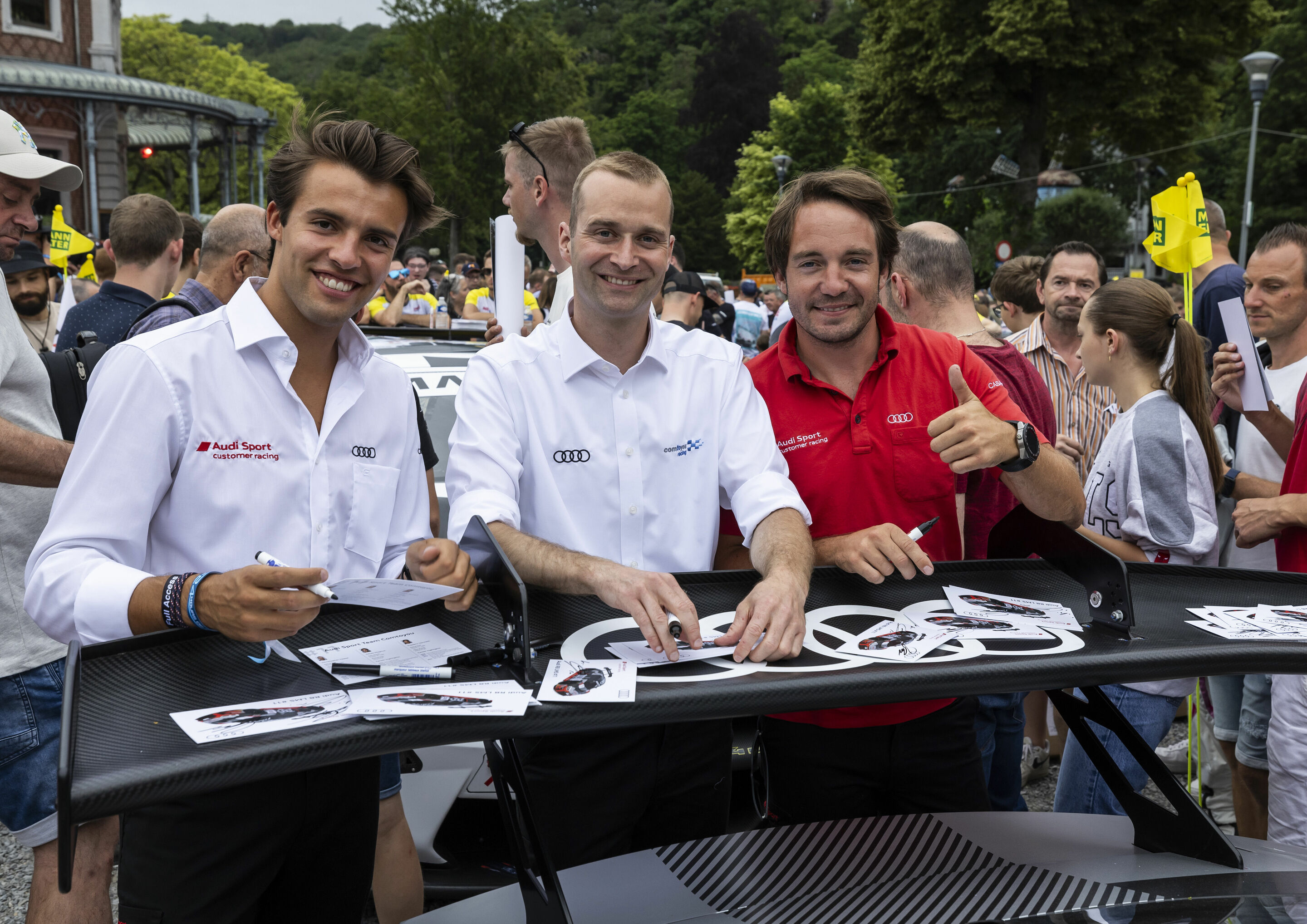 24h Spa 2023 - Audi R8 LMS #11 (Audi Sport Team Comtoyou), Gilles Magnus, Christopher Haase, Frédéric Vervisch