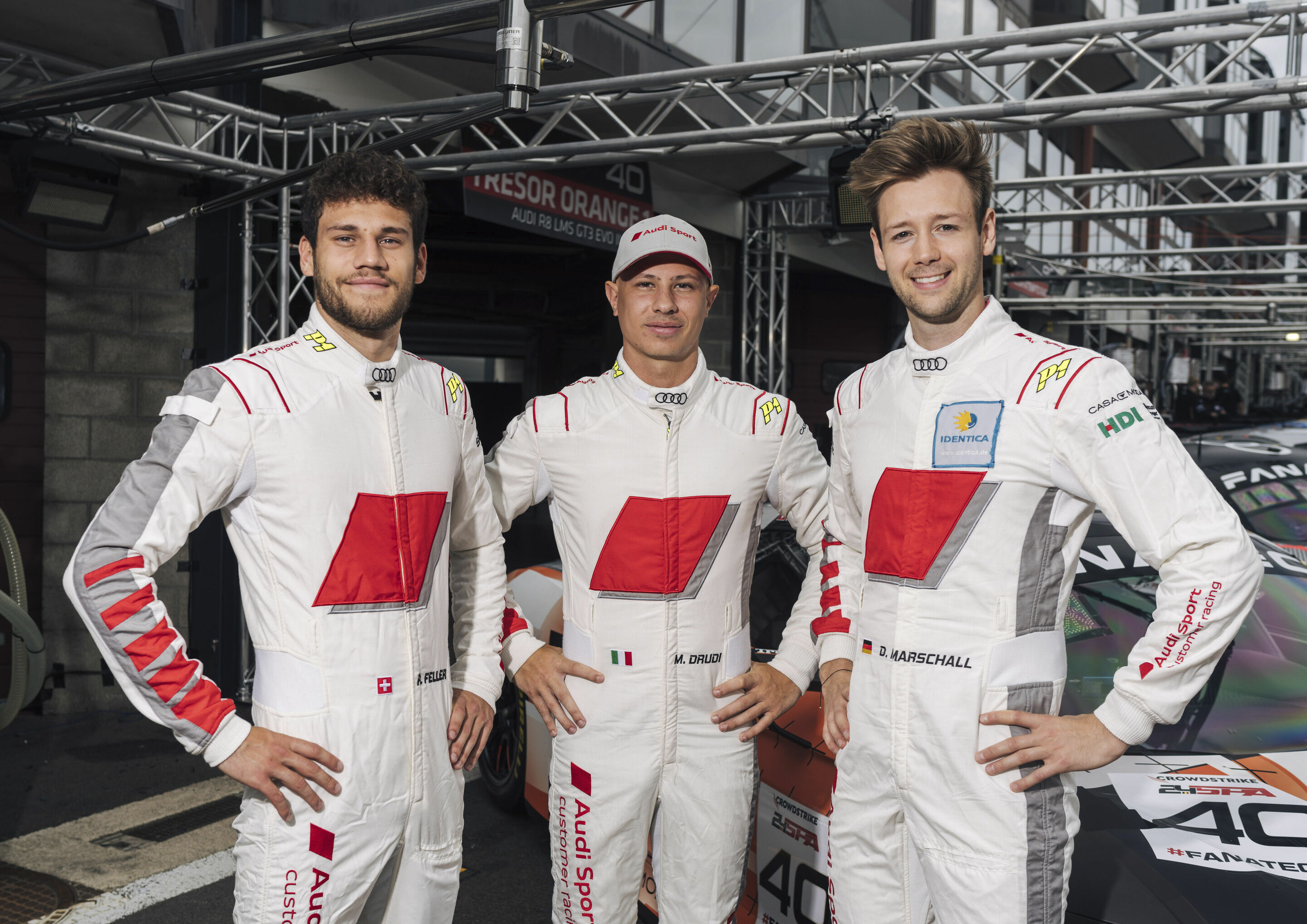 24h Spa 2023 - Ricardo Feller, Mattia Drudi, Dennis Marschall