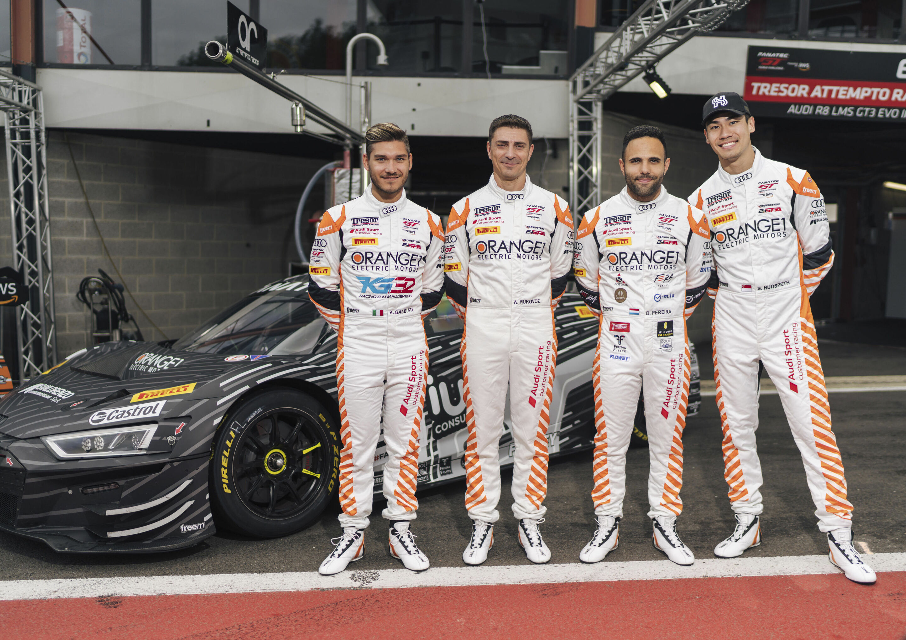 24h Spa 2023 - Kikko Galbiati, Andrey Mukovoz, Dylan Pereira, Sean Hudspeth