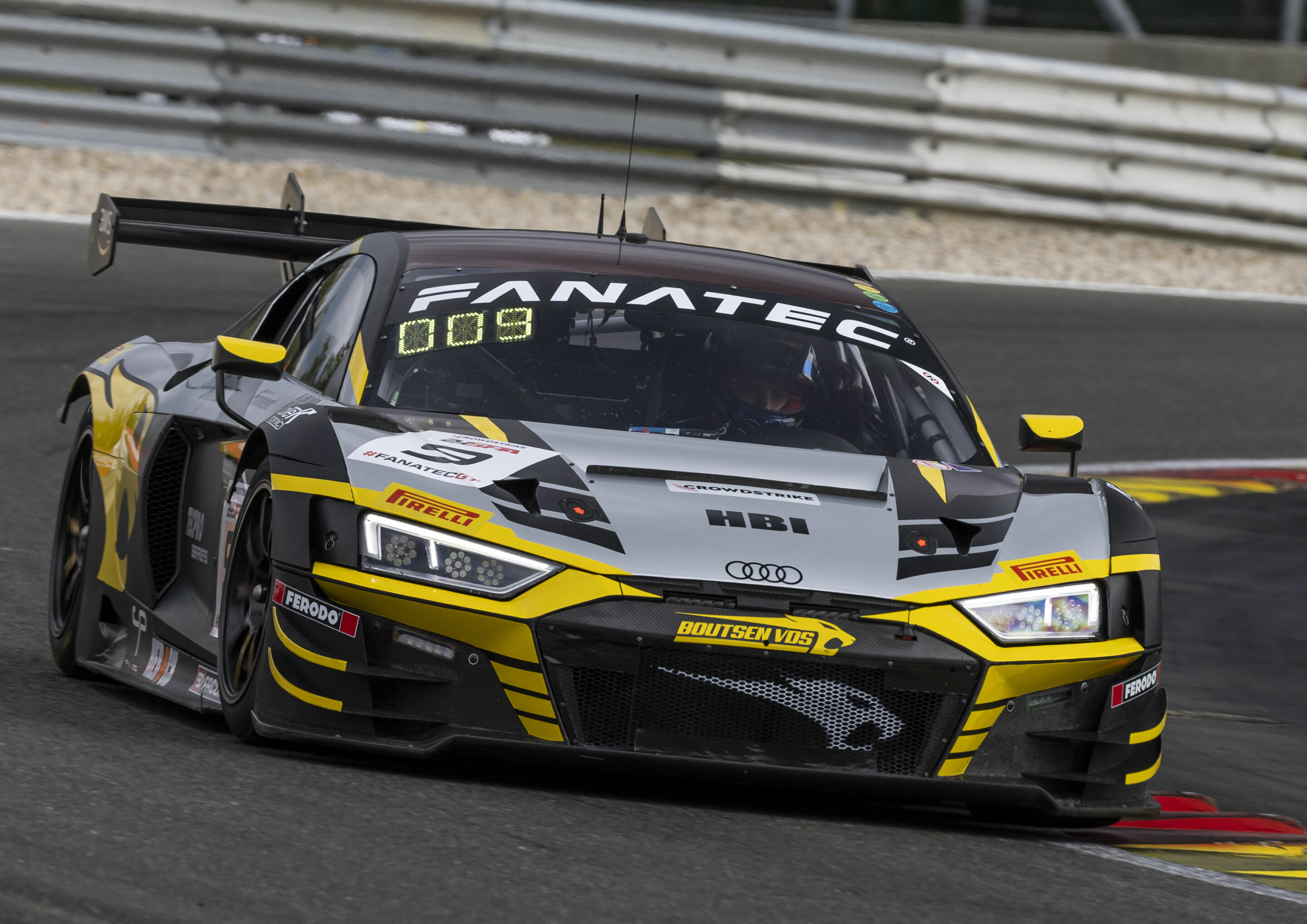 24h Spa 2023 - Audi R8 LMS #9 (Boutsen VDS), Adam Eteki/Alberto di Folco/Thomas Laurent/Aurélien Panis