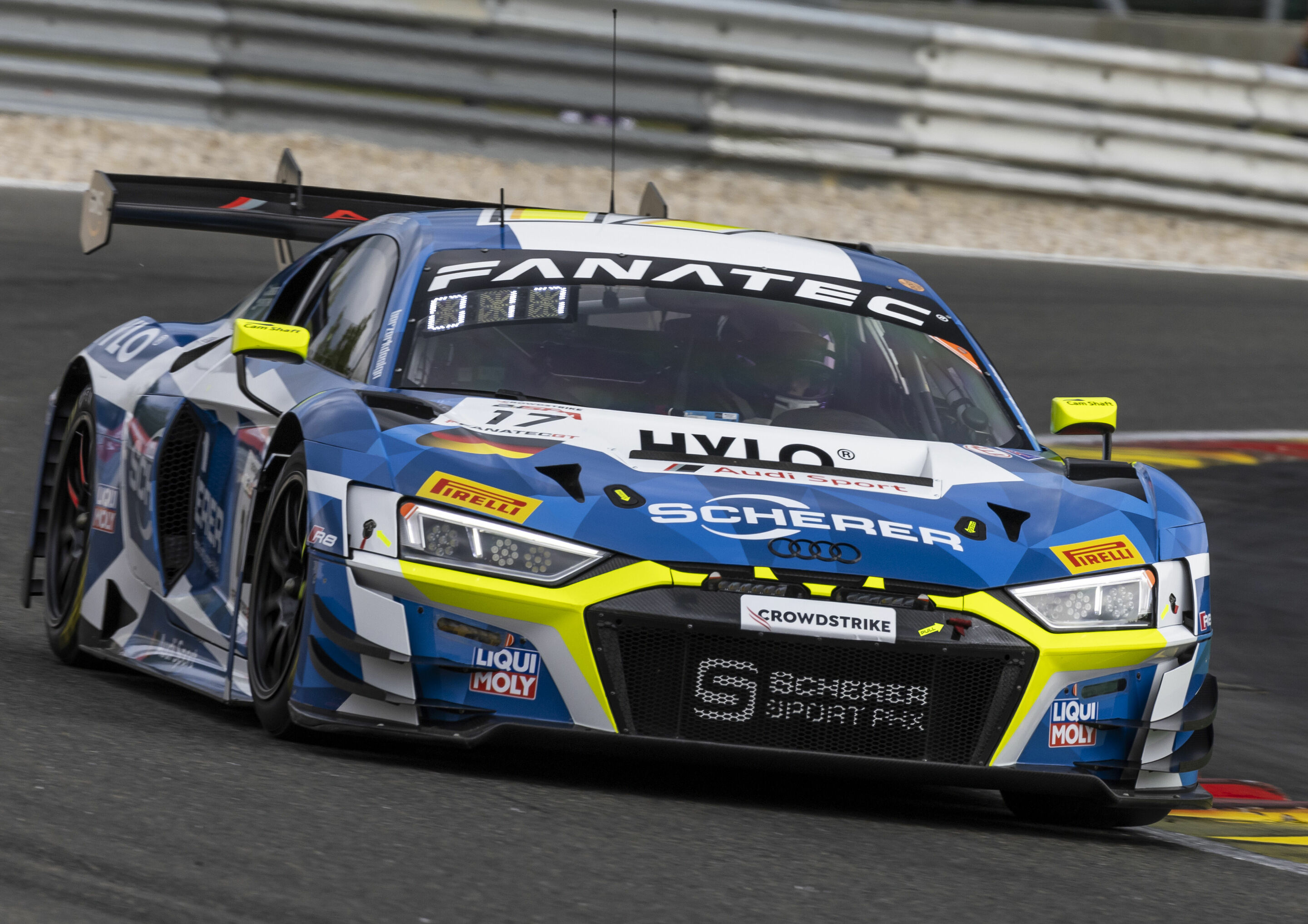 24h Spa 2023 - Audi R8 LMS #17 (Scherer Sport PHX), Luca Engstler/Kelvin van der Linde/Nicki Thiim