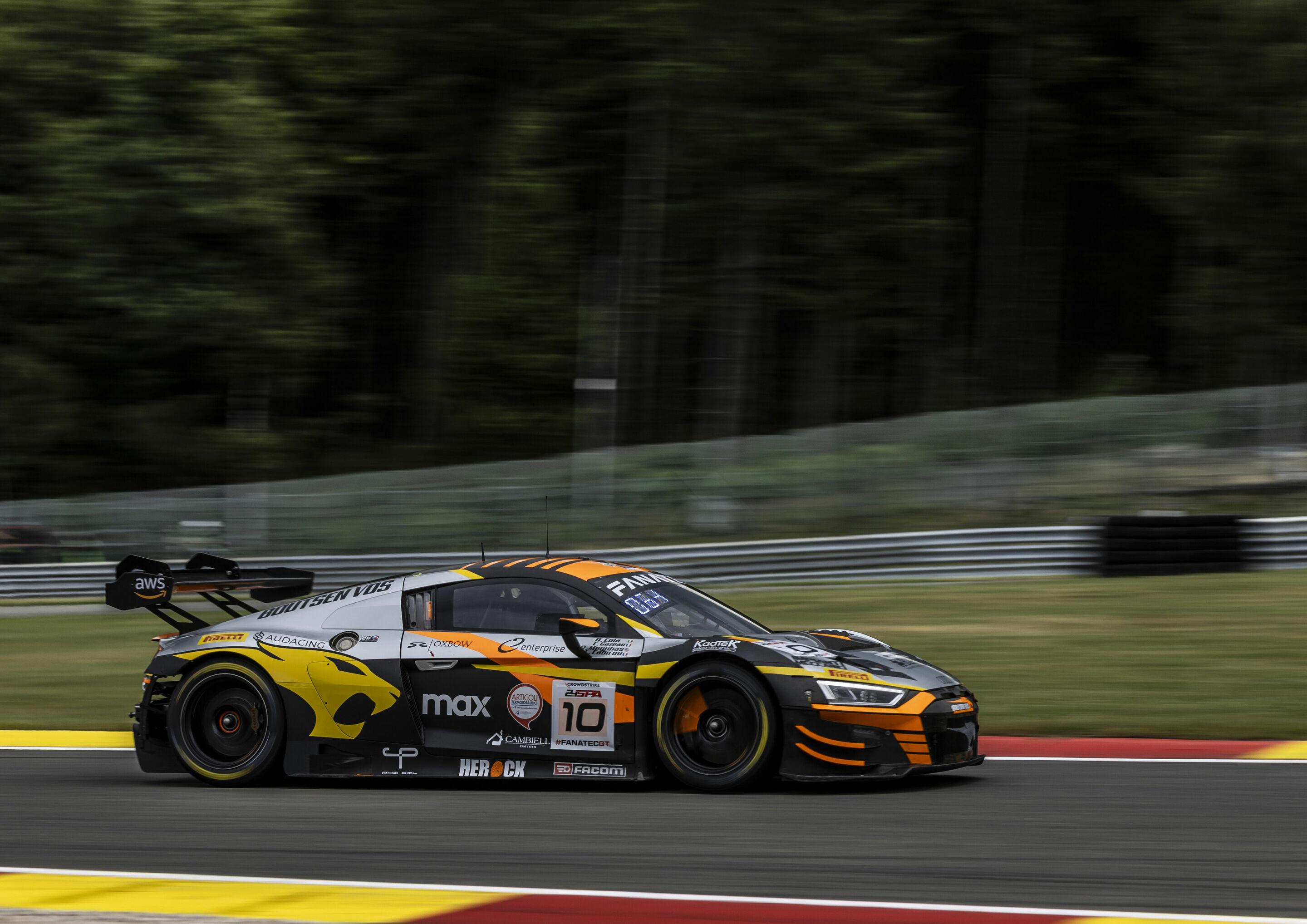 24h Spa 2023 - Audi R8 LMS #10 (Boutsen VDS), Loris Cabirou/Andrea Cola/César Gazeau/Roee Meyuhas