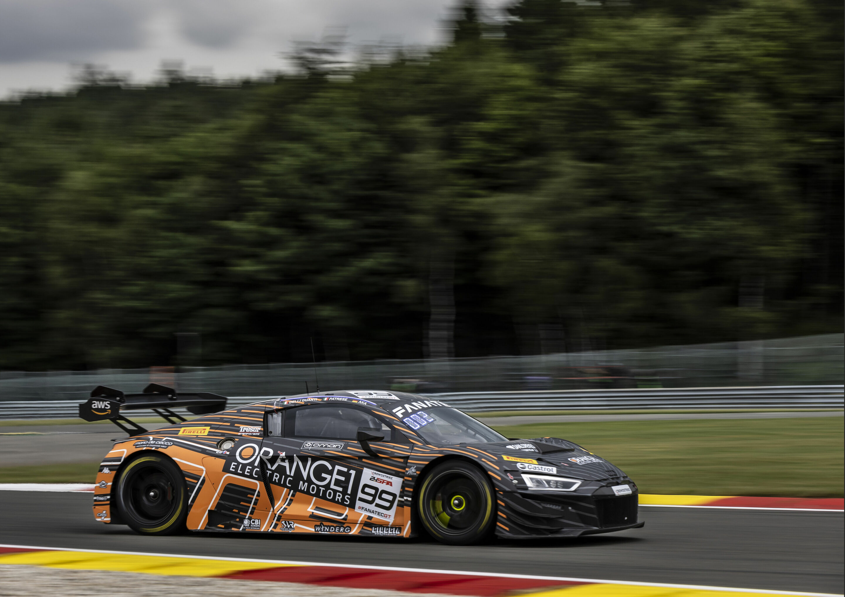 24h Spa 2023 - Audi R8 LMS #99 (Tresor Attempto Racing), Alex Aka/Pietro Delli Guanti/Lorenzo Patrese