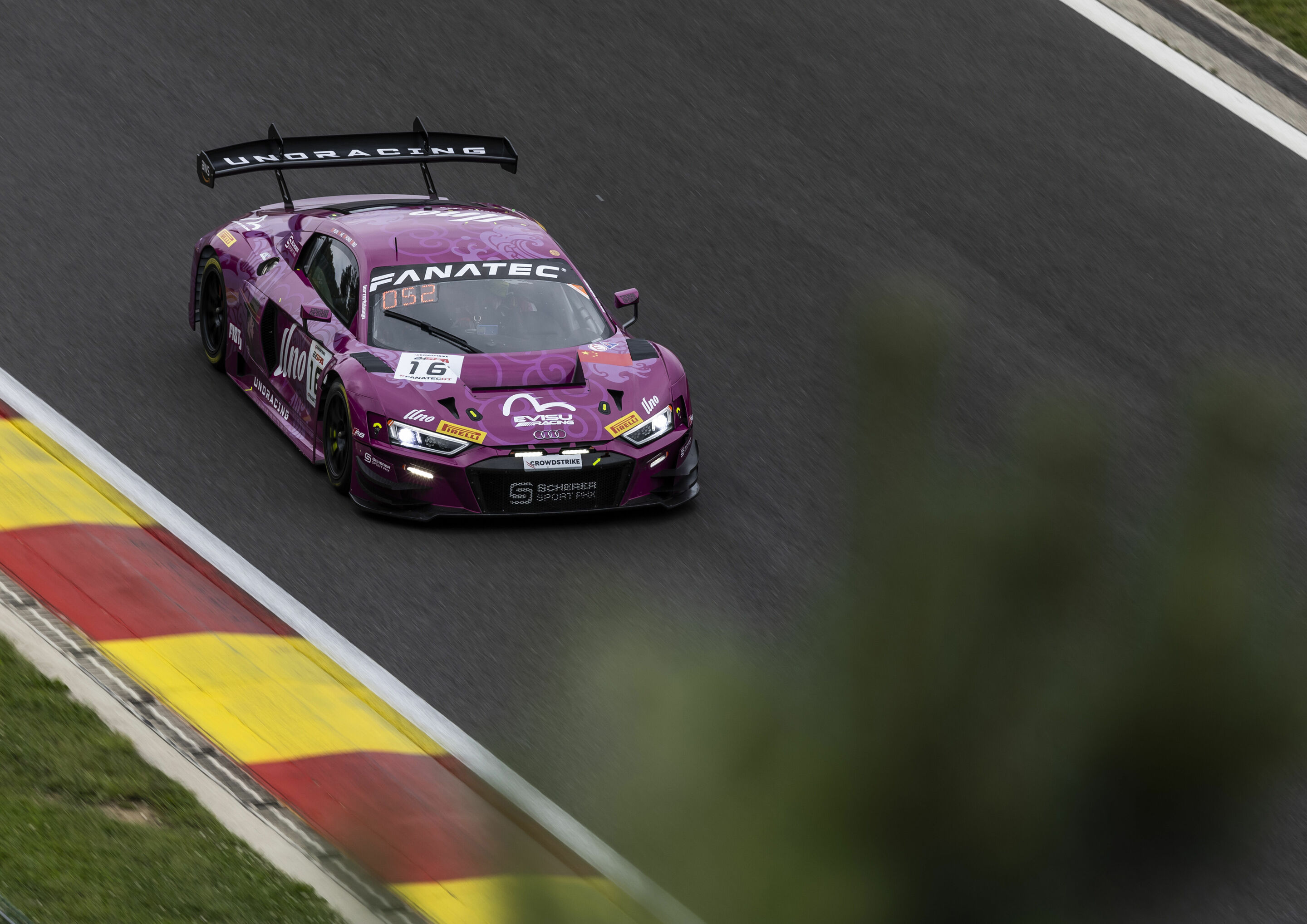 24h Spa 2023 - Audi R8 LMS #16 (UNO Racing Team), Adderly Fong/Xiaole He/David Pun/Rio
