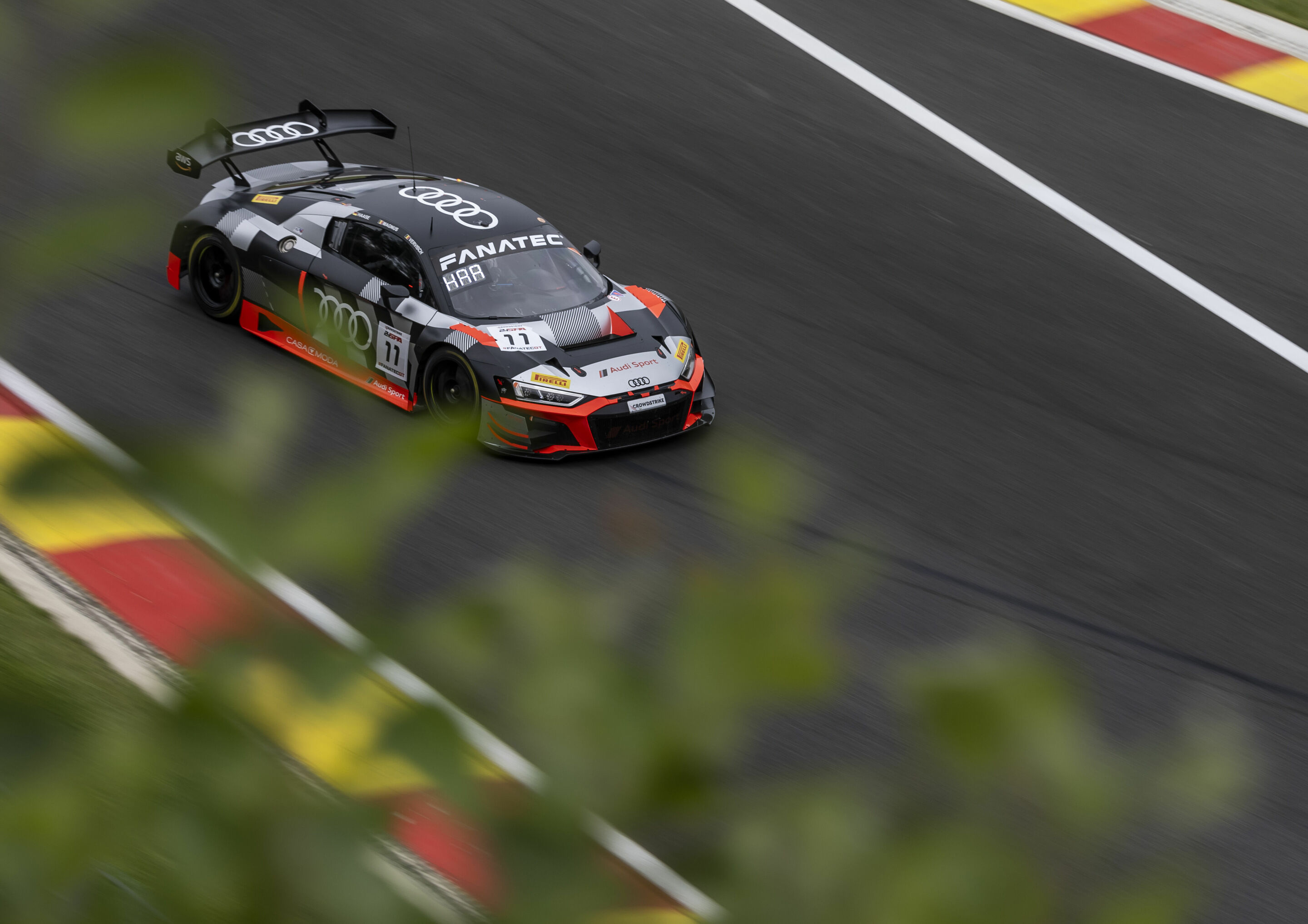 24h Spa 2023 - Audi R8 LMS #11 (Audi Sport Team Comtoyou), Christopher Haase/Gilles Magnus/Frédéric Vervisch