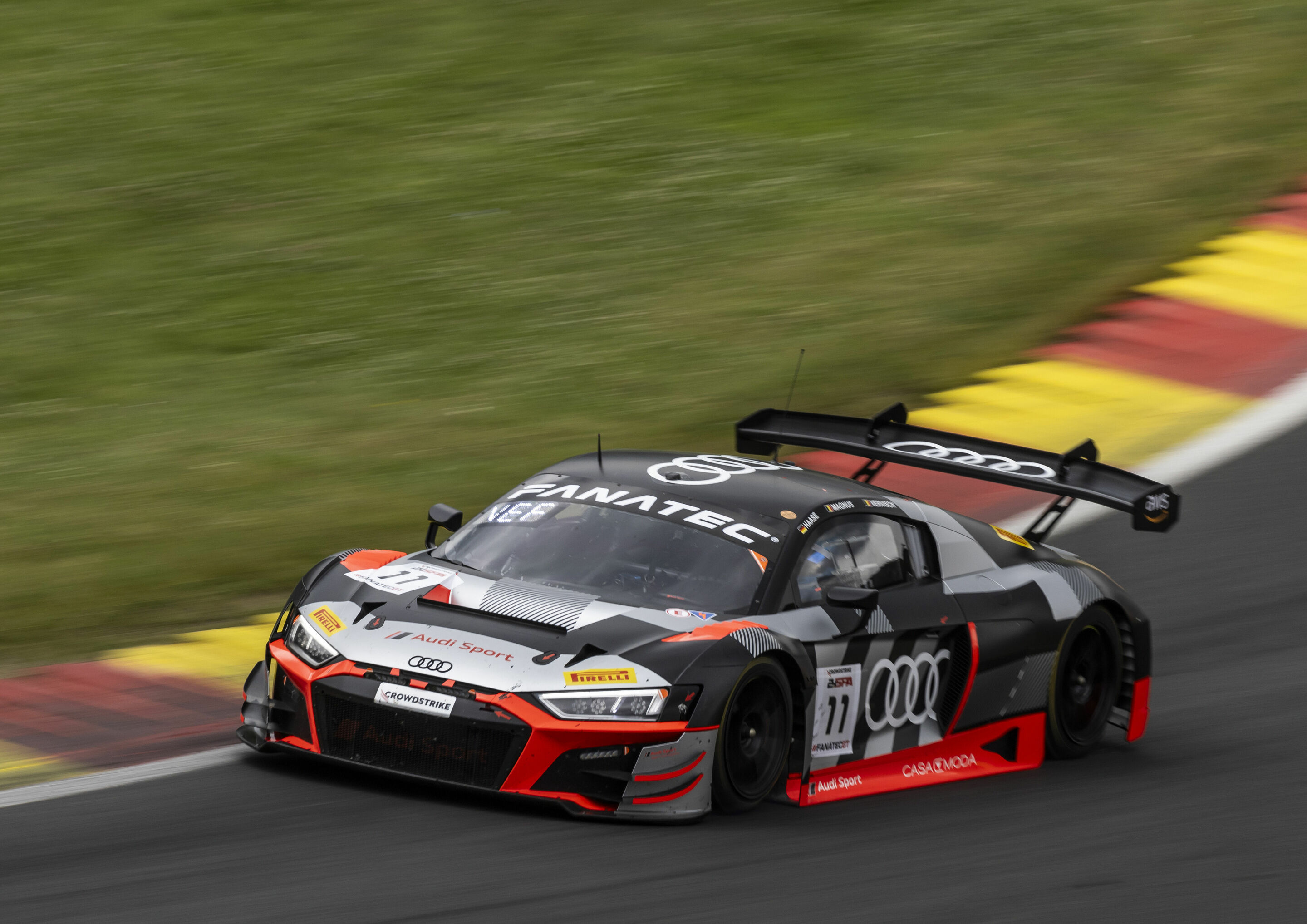 24h Spa 2023 - Audi R8 LMS #11 (Audi Sport Team Comtoyou), Christopher Haase/Gilles Magnus/Frédéric Vervisch