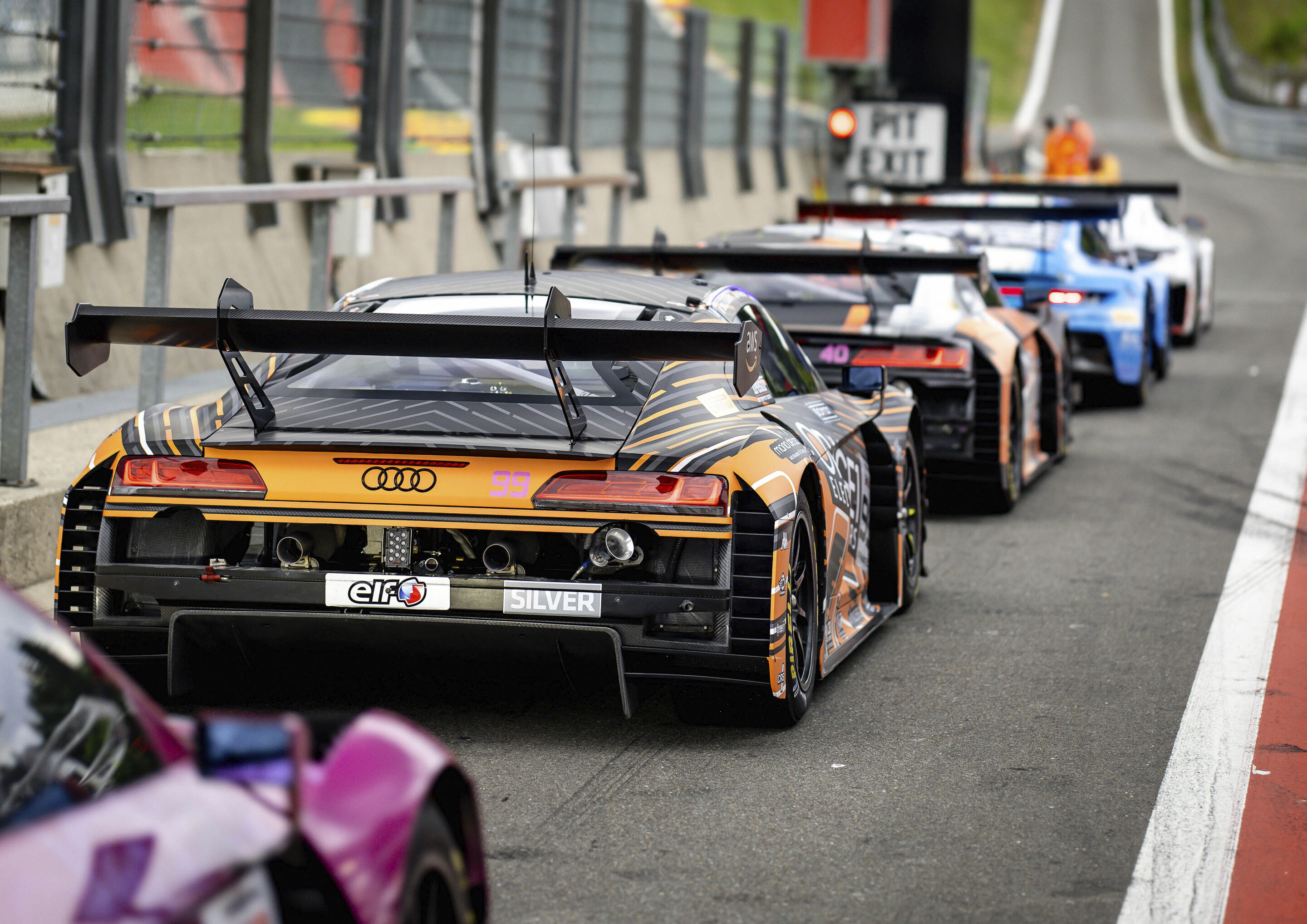 24h Spa 2023 - Audi R8 LMS #99 (Tresor Attempto Racing), Alex Aka/Pietro Delli Guanti/Lorenzo Patrese
