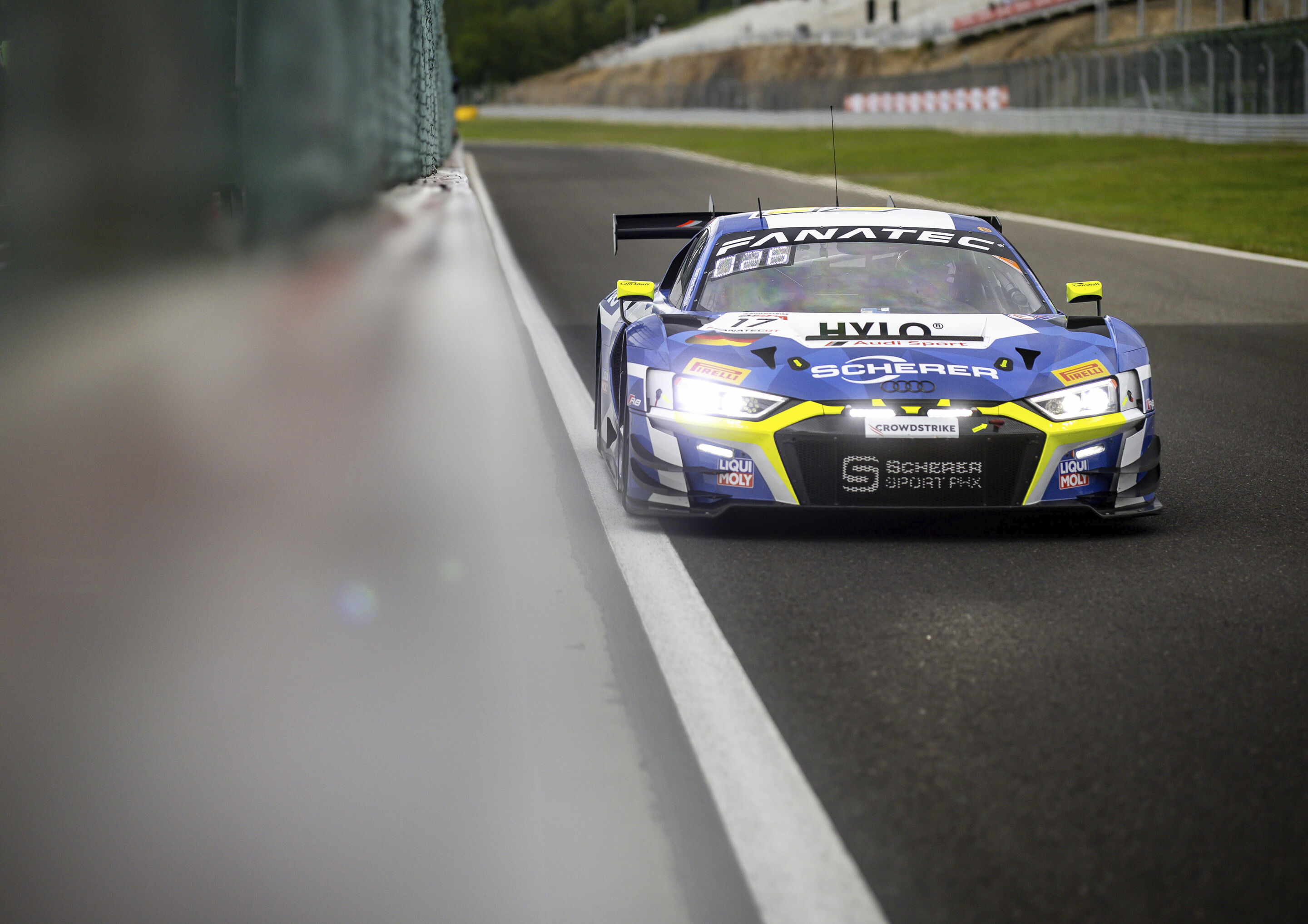 24h Spa 2023 - Audi R8 LMS #17 (Scherer Sport PHX), Luca Engstler/Kelvin van der Linde/Nicki Thiim