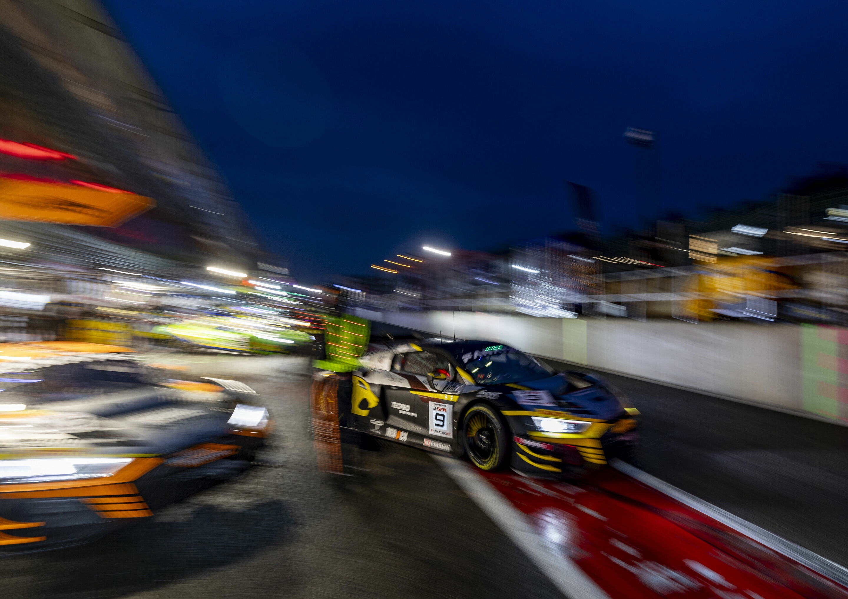 24h Spa 2023 - Audi R8 LMS #9 (Boutsen VDS), Adam Eteki/Alberto di Folco/Thomas Laurent/Aurélien Panis