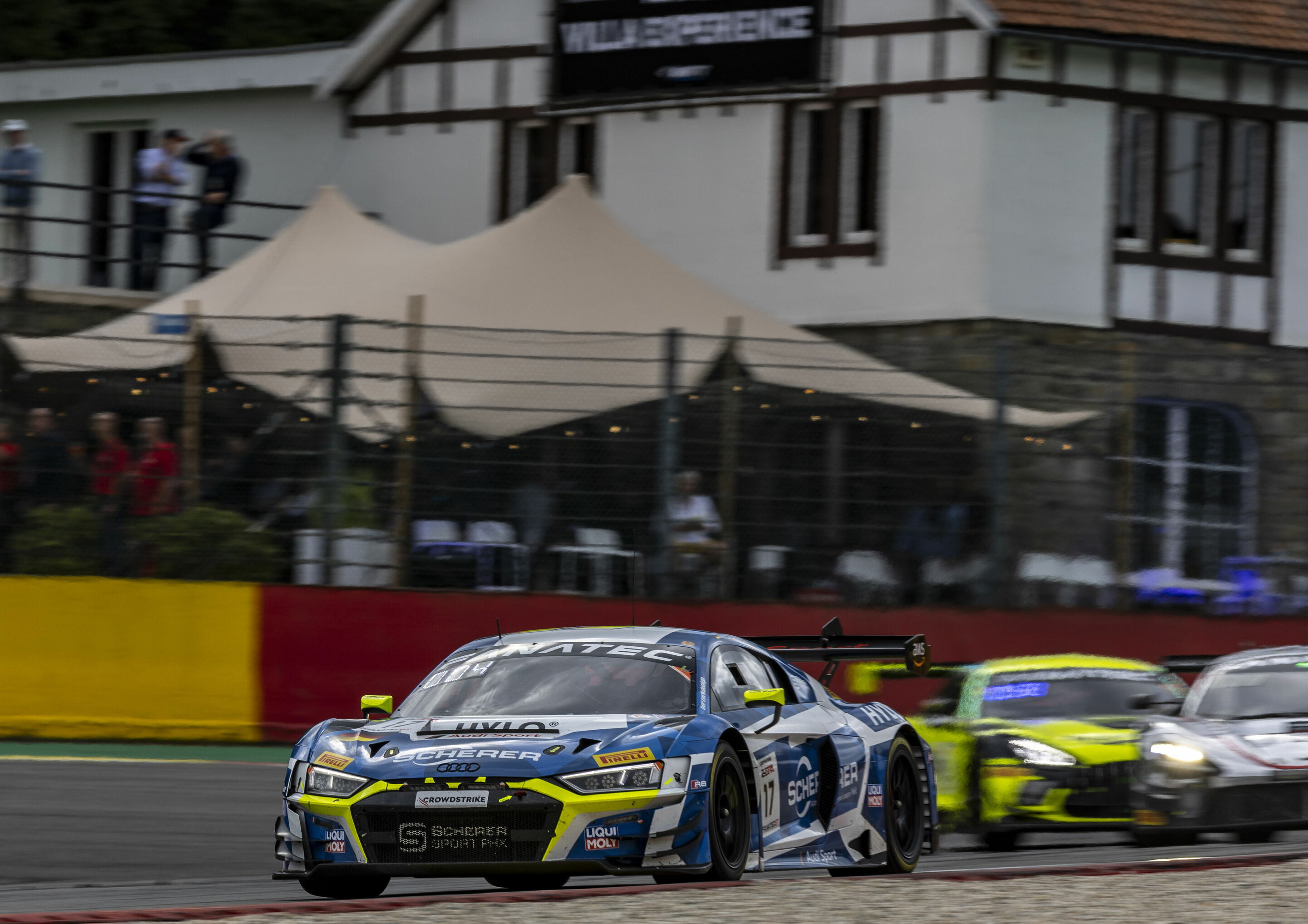 24h Spa 2023 - Audi R8 LMS #17 (Scherer Sport PHX), Luca Engstler/Kelvin van der Linde/Nicki Thiim