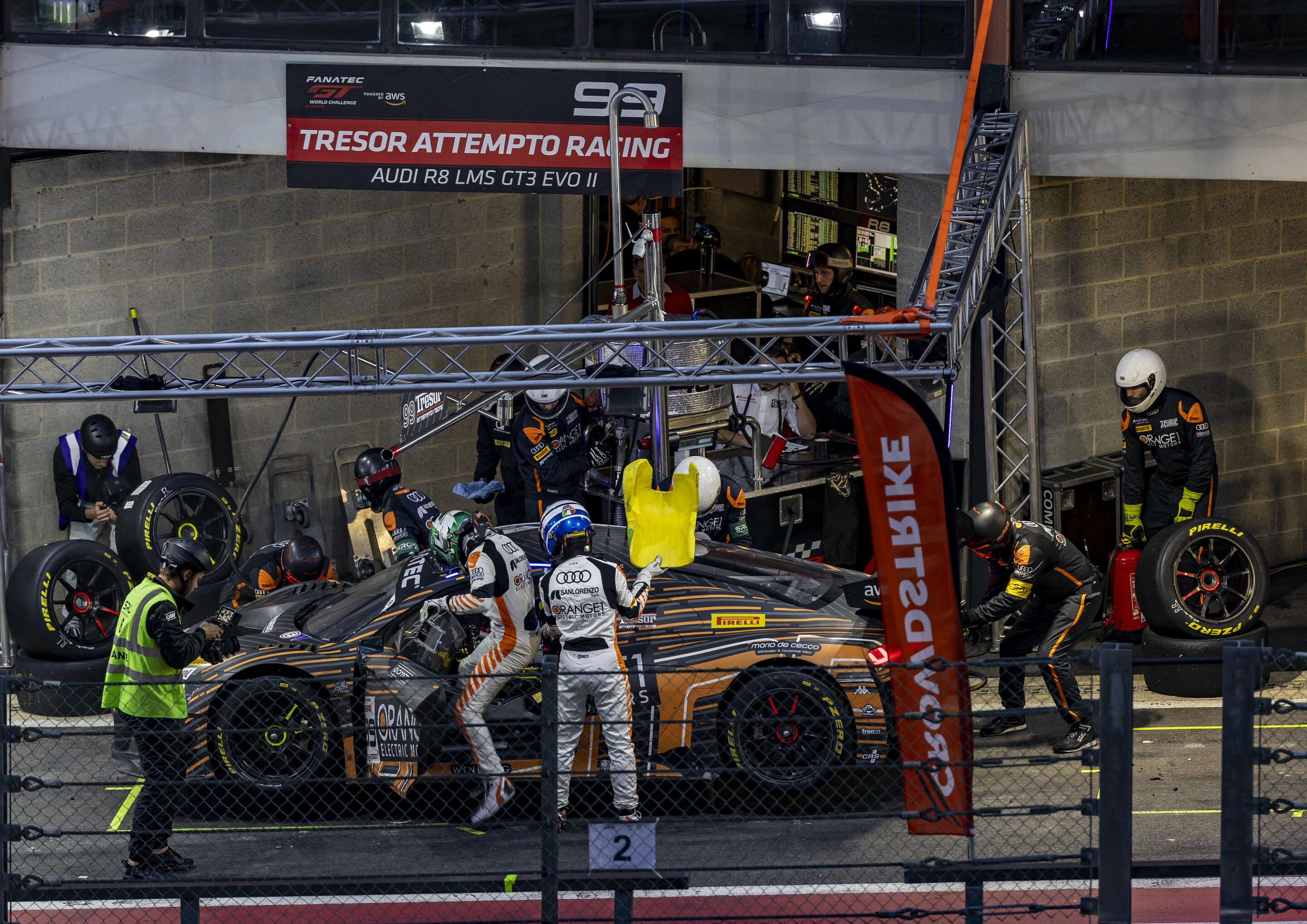 24h Spa 2023 - Audi R8 LMS #99 (Tresor Attempto Racing), Alex Aka/Pietro Delli Guanti/Lorenzo Patrese