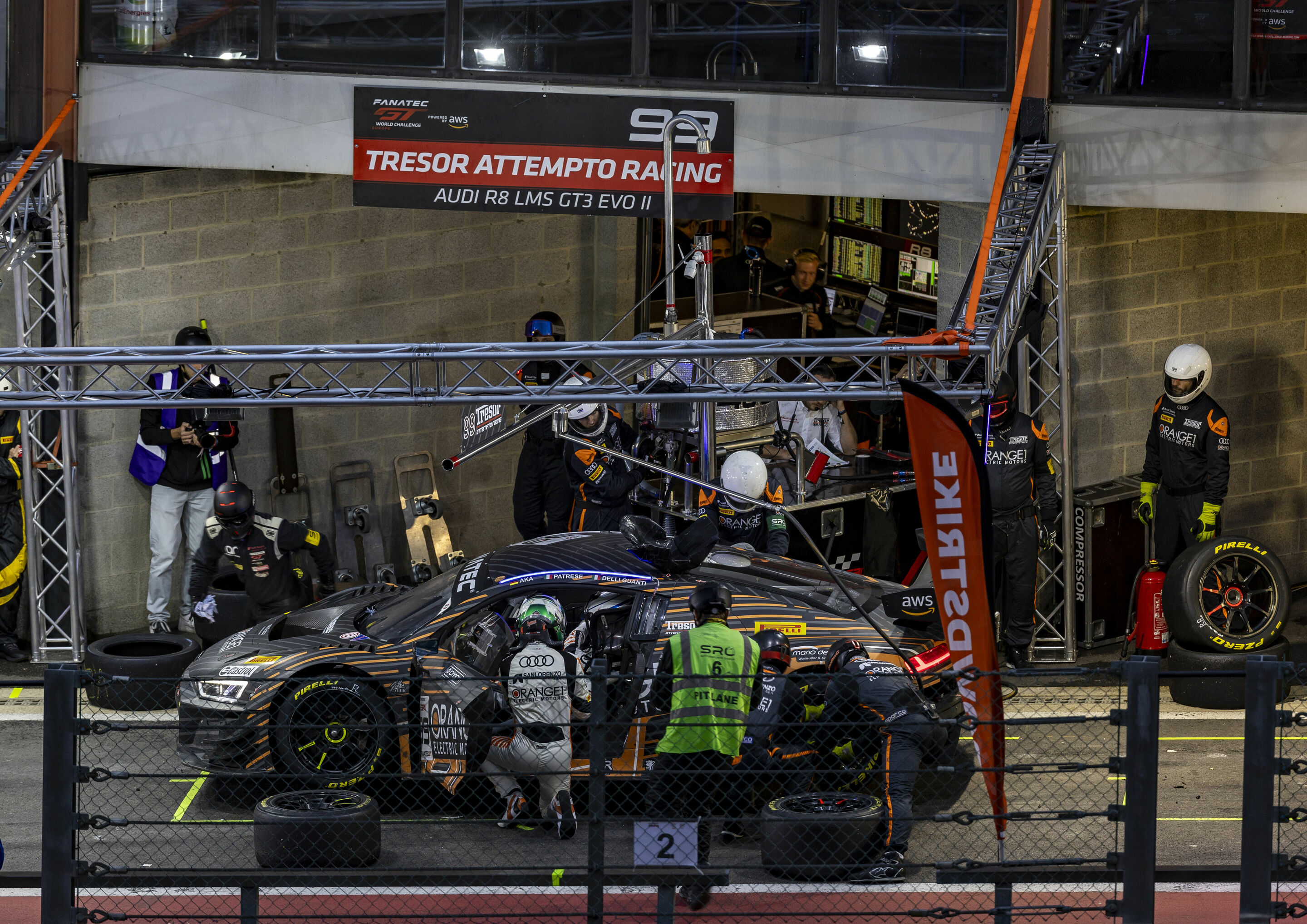 24h Spa 2023 - Audi R8 LMS #99 (Tresor Attempto Racing), Alex Aka/Pietro Delli Guanti/Lorenzo Patrese
