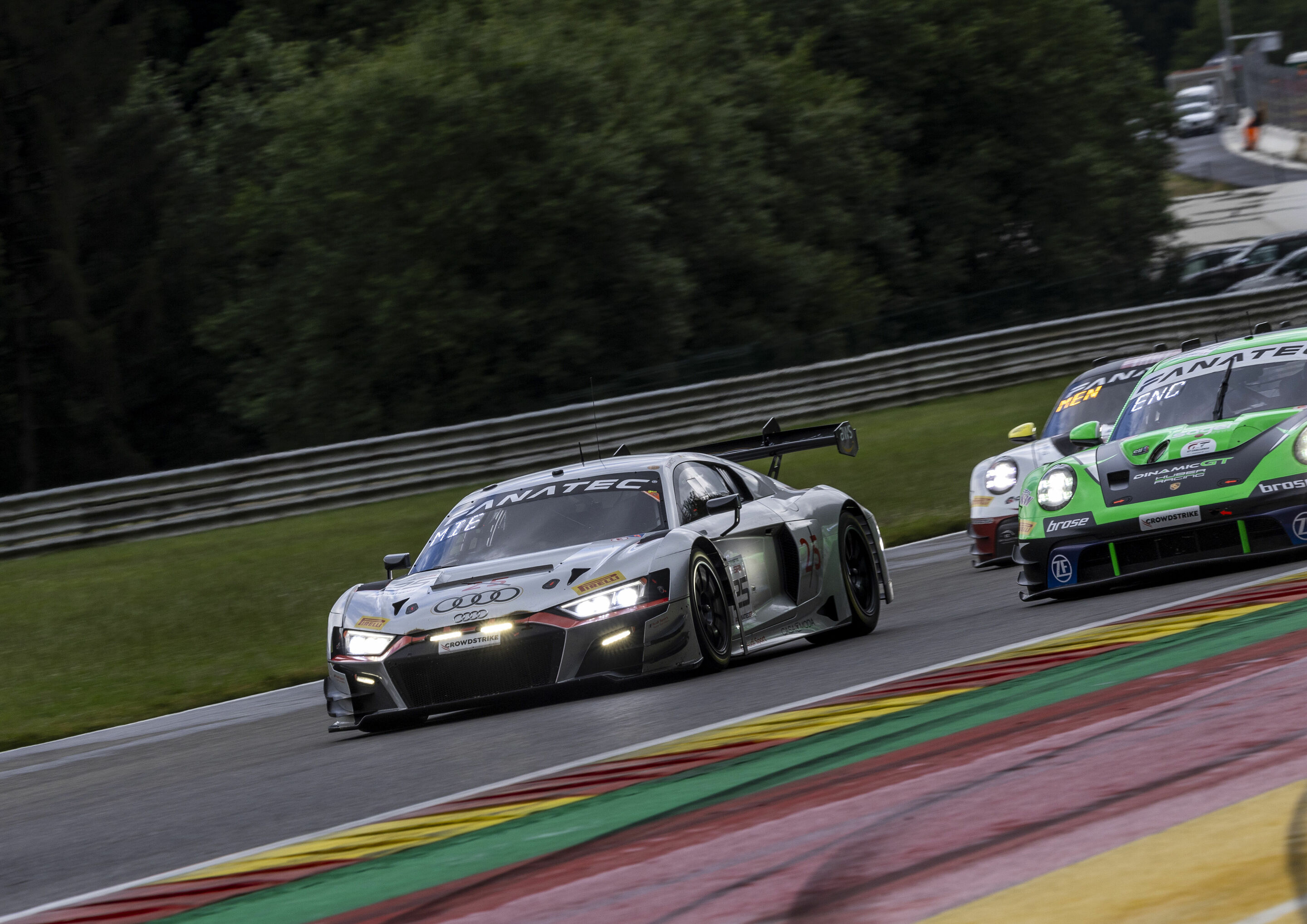 24h Spa 2023 - Audi R8 LMS #25 (Audi Sport Team Saintéloc), Simon Gachet/Christopher Mies/Patric Niederhauser