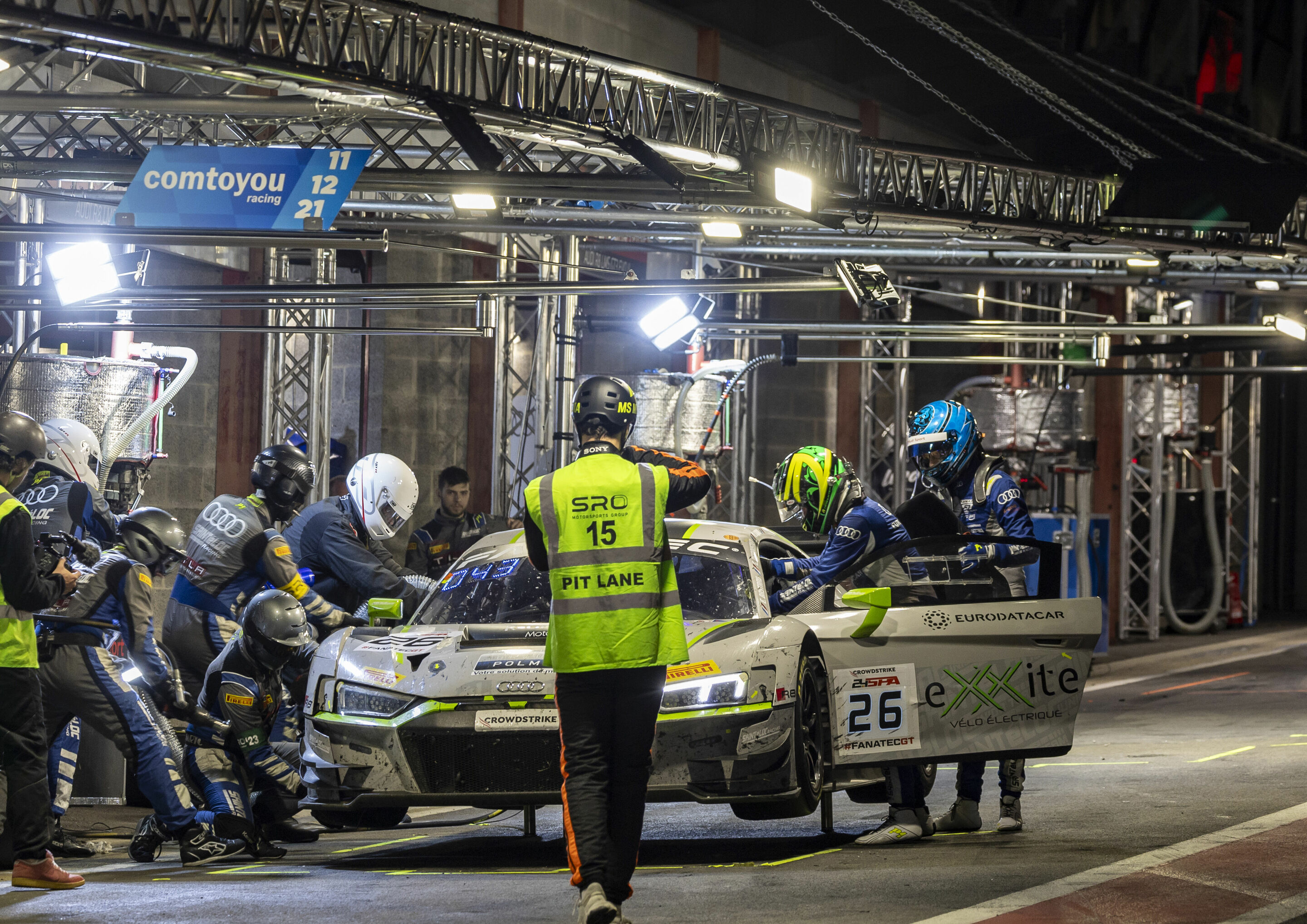 24h Spa 2023 - Audi R8 LMS #26 (Saintéloc Junior Team), Erwan Bastard/Grégoire Demoustier/Antoine Doquin/Paul Evrard
