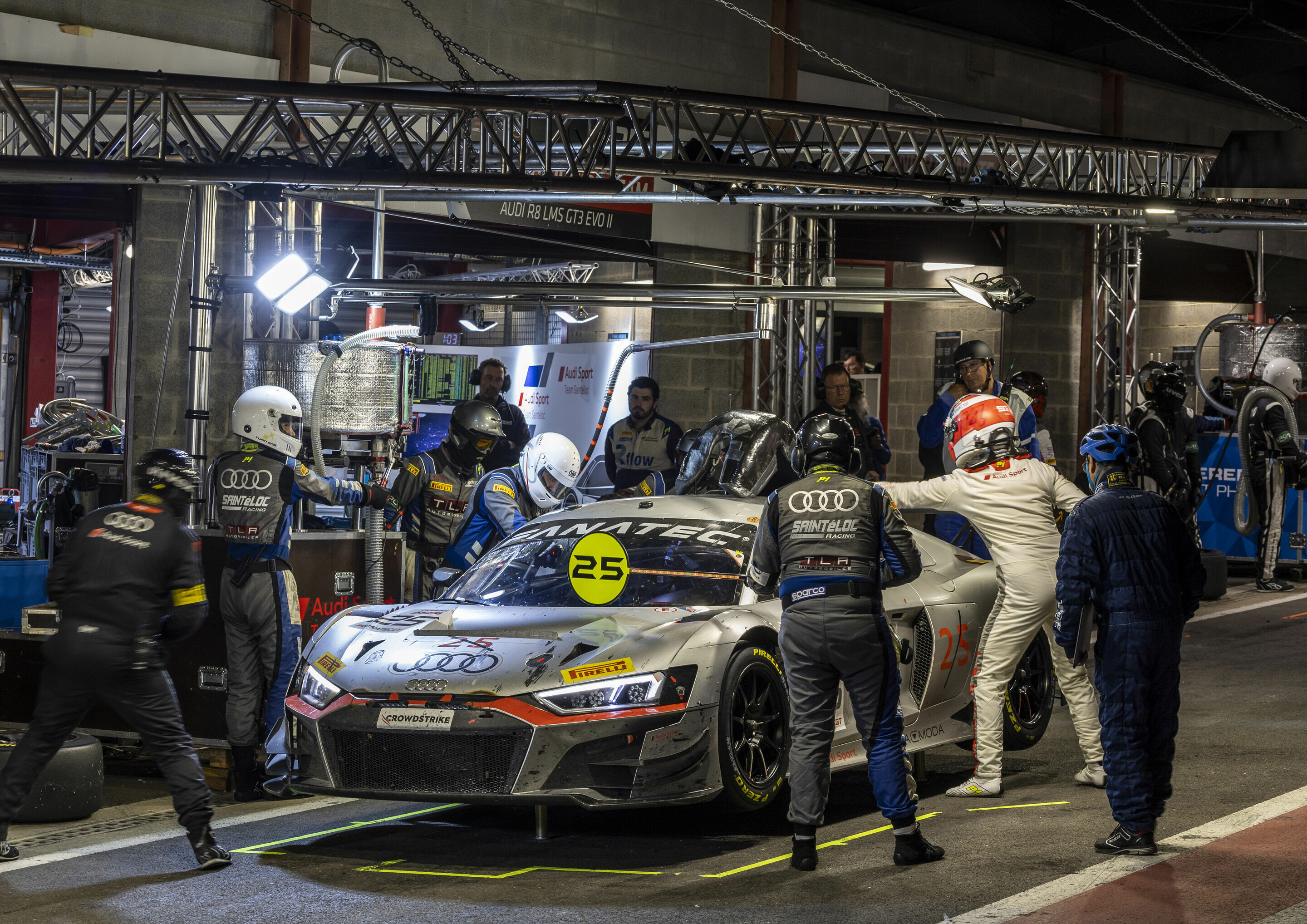 24h Spa 2023 - Audi R8 LMS #25 (Audi Sport Team Saintéloc), Simon Gachet/Christopher Mies/Patric Niederhauser