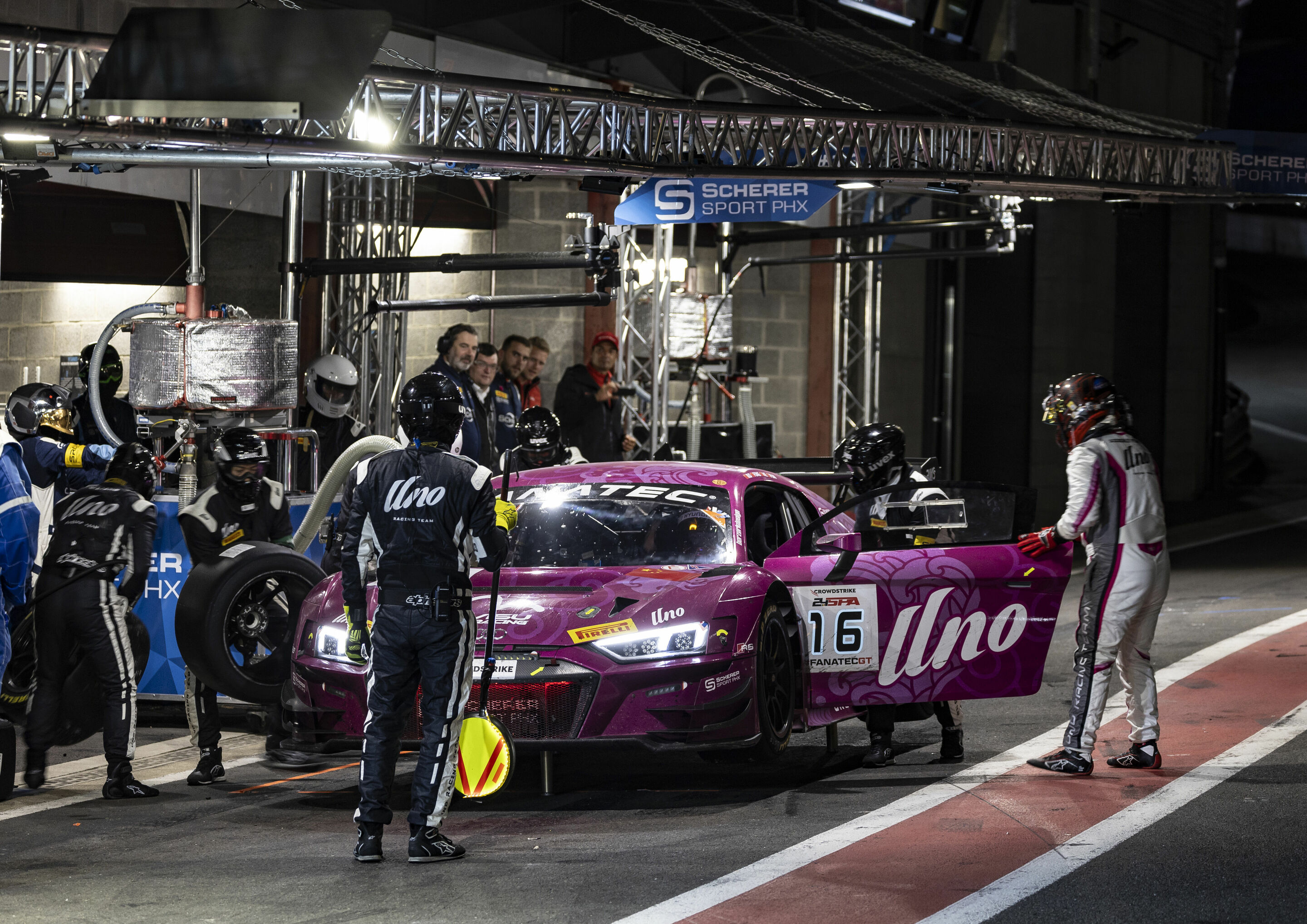 24h Spa 2023 - Audi R8 LMS #16 (UNO Racing Team), Adderly Fong/Xiaole He/David Pun/Rio