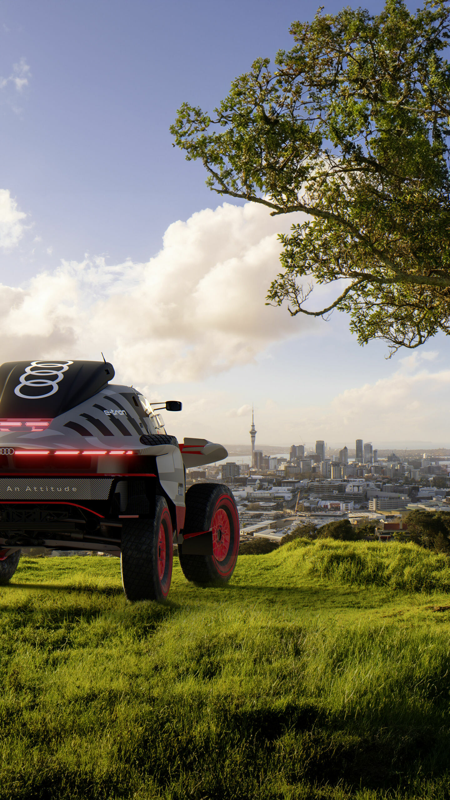 Audi RS Q e-tron - Audi RS Q e-tron auf virtueller Weltreise: FIFA Frauen-Weltmeisterschaft in Auckland, Neuseeland