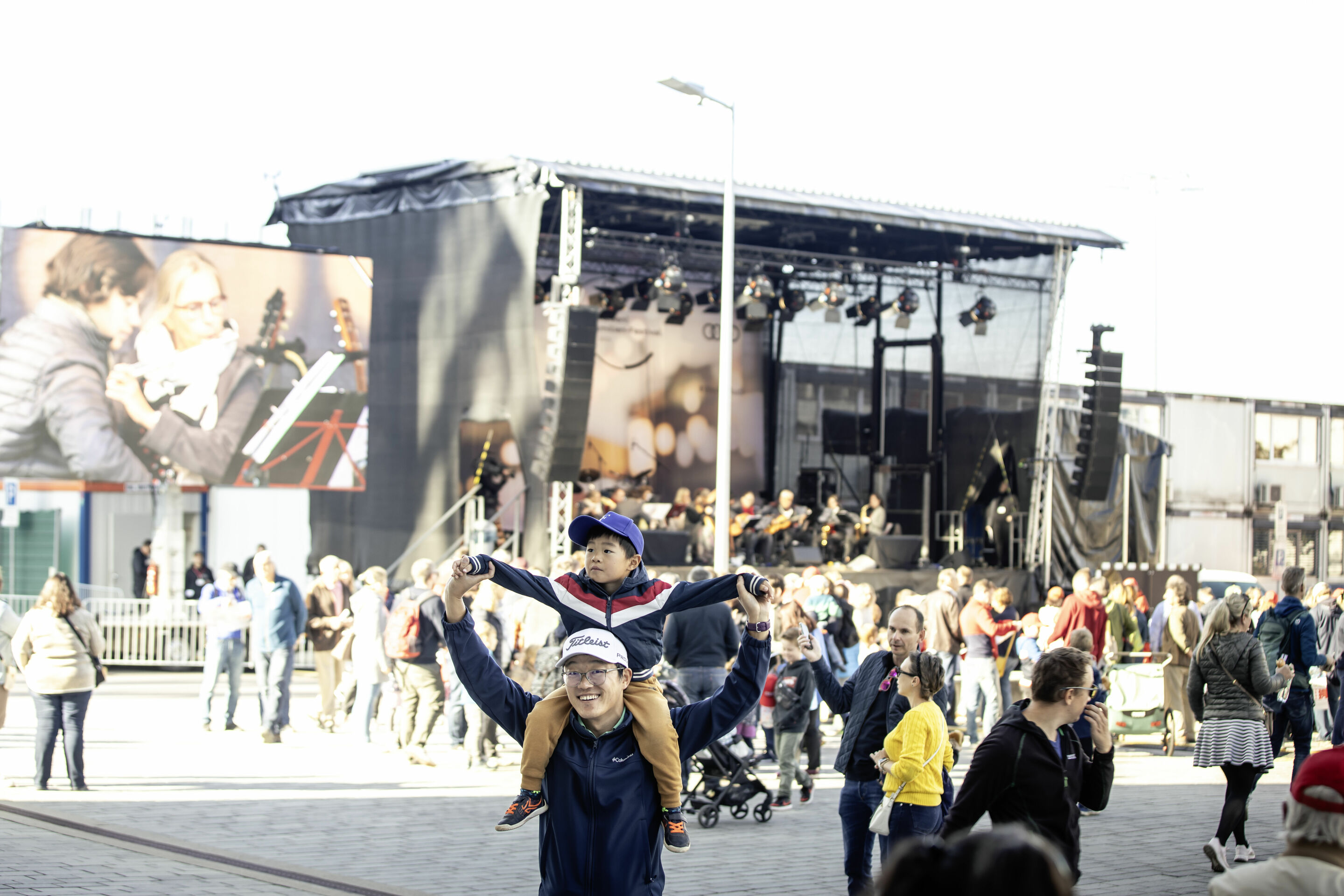 Audi celebrates Family Festival - Great atmosphere at the Audi Family Festival on October 7, 2023 in Ingolstadt.
