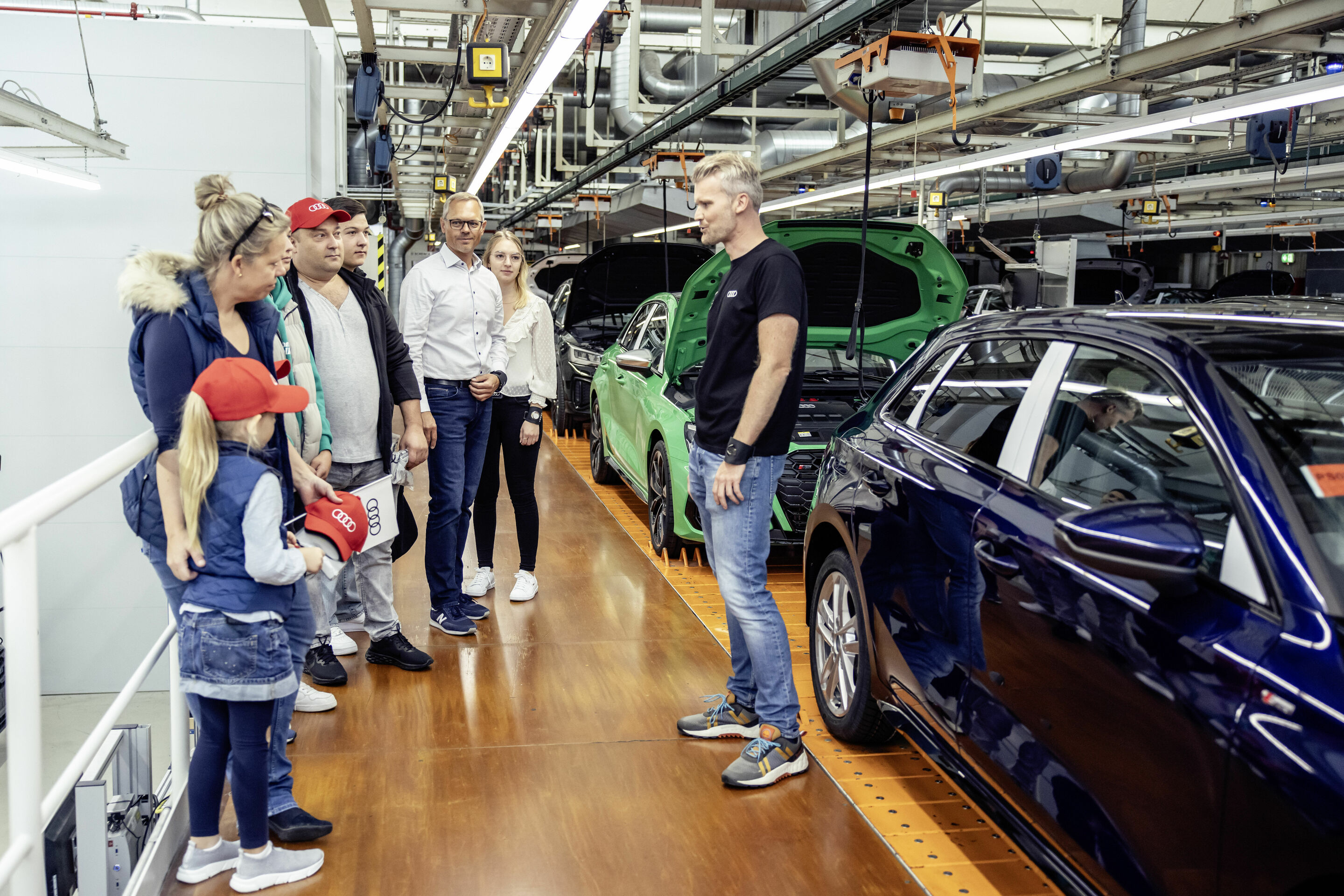 Audi celebrates Family Festival - Audi Family Festival on October 7, 2023 in Ingolstadt: a glimpse in production